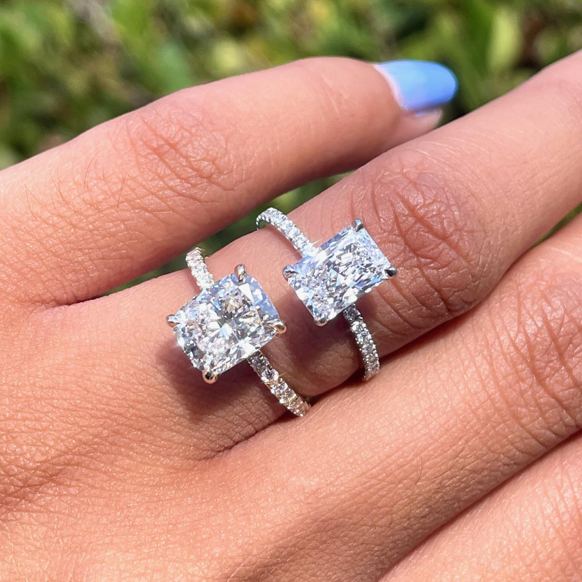 Radiant Cut vs Cushion Cut