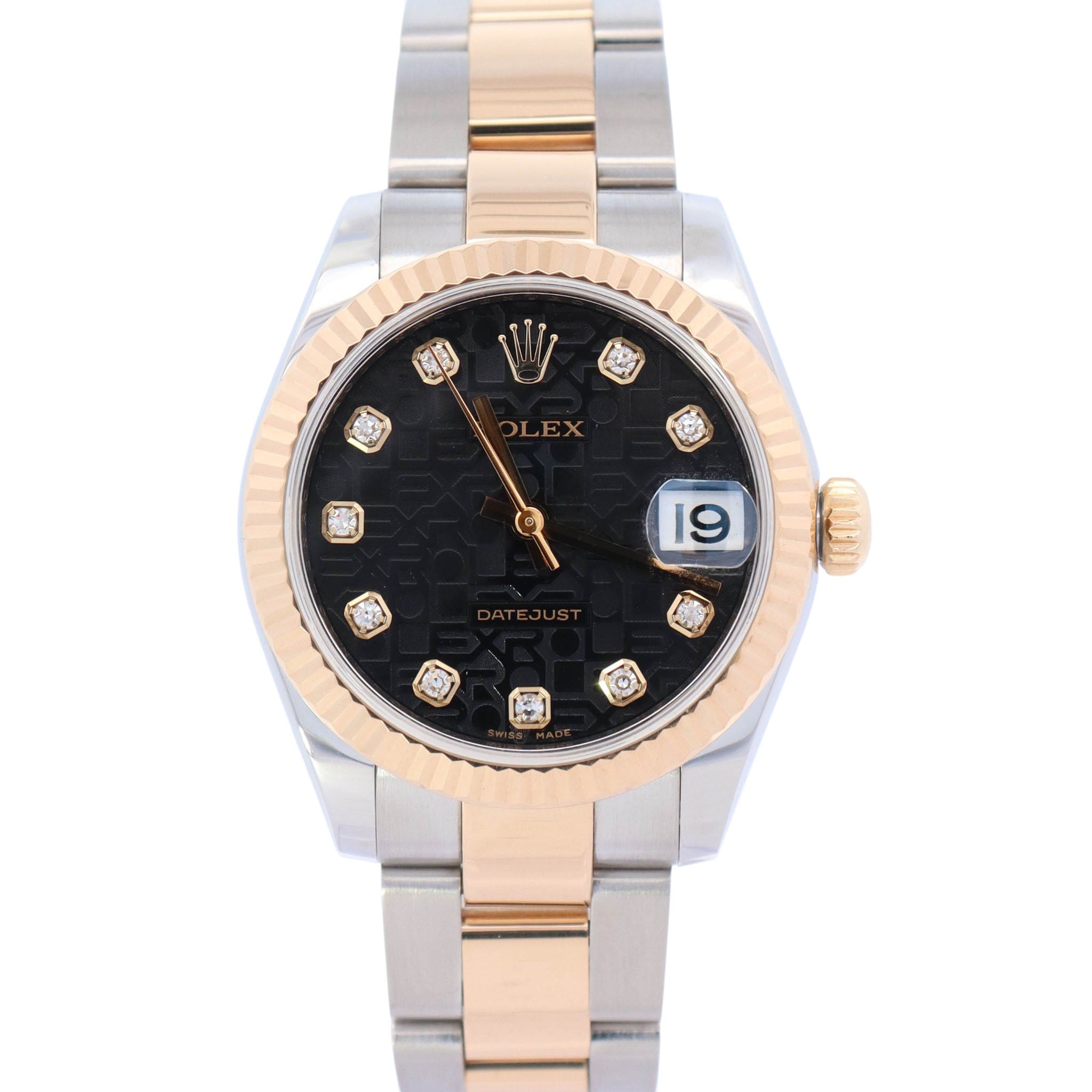 Rolex Datejust 31mm Black Jubilee Dial Watch Ref# 178273 - Happy Jewelers Fine Jewelry Lifetime Warranty