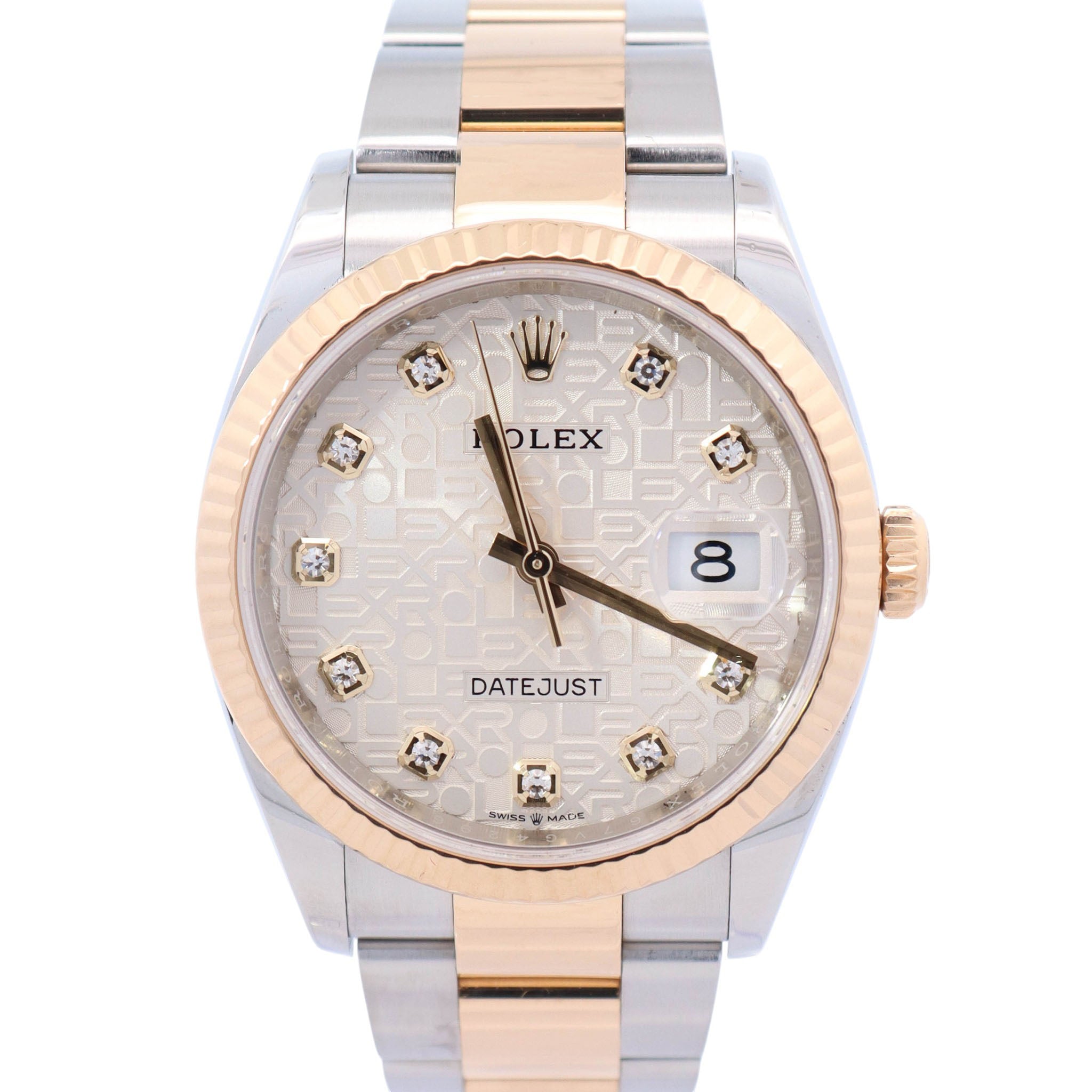 Rolex Datejust 36mm Silver Dial Watch Ref# 126233