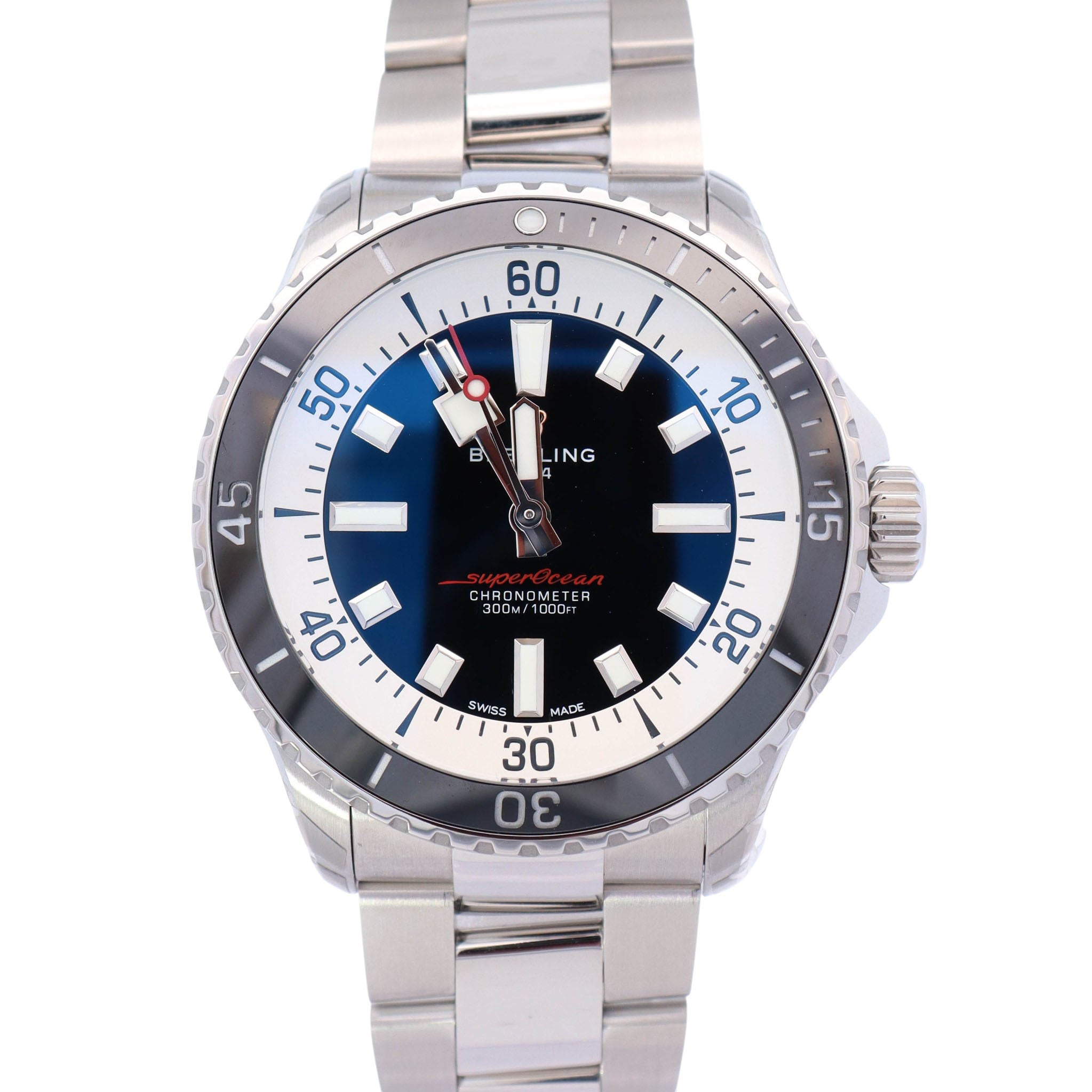 Breitling Superocean Automatic 42mm Black Dial Watch Ref# A17375211B1A1