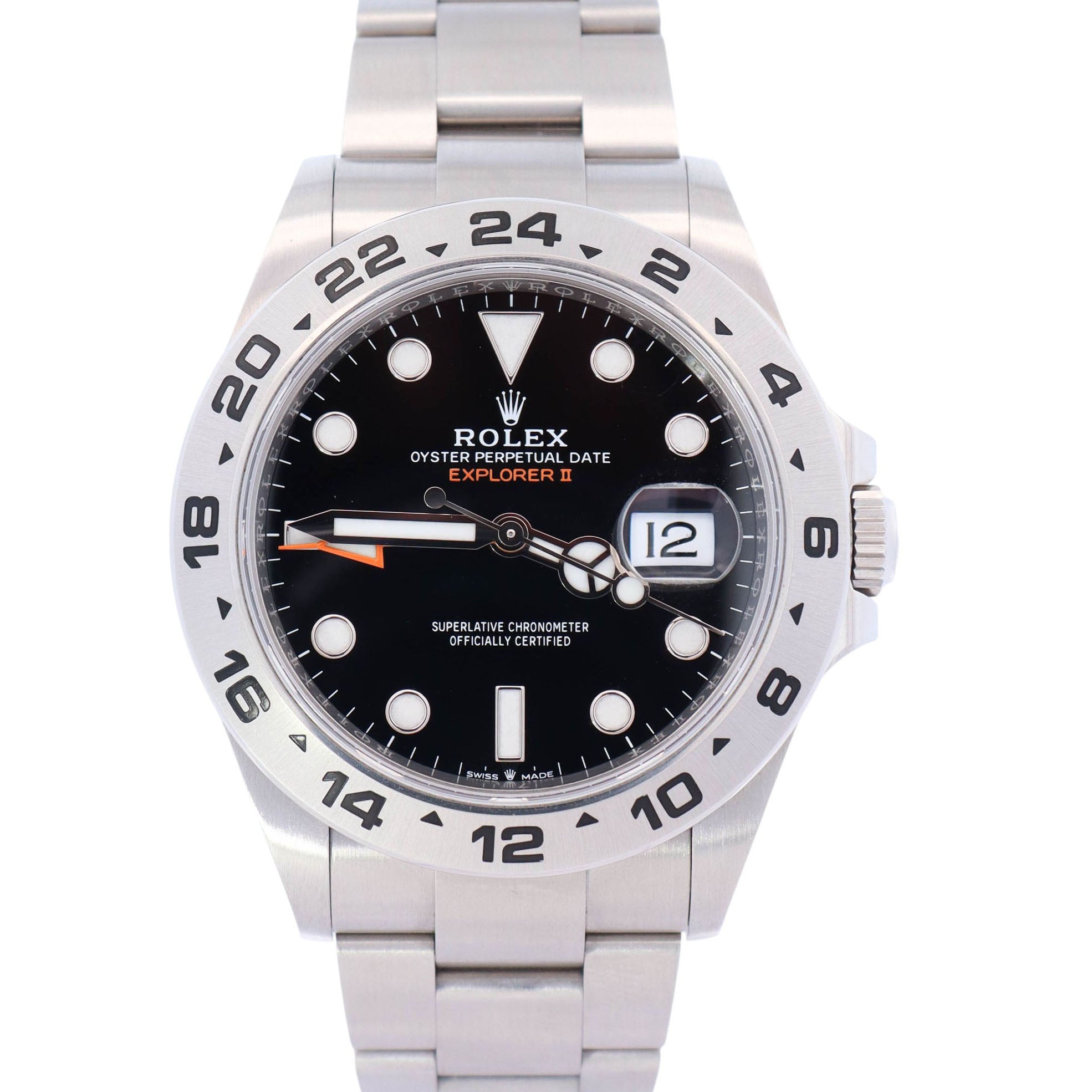 Rolex Explorer II 42mm Black Dial Watch Ref# 226570 - Happy Jewelers Fine Jewelry Lifetime Warranty
