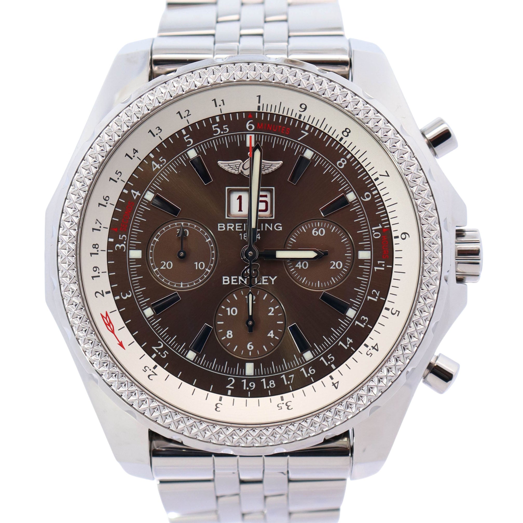 Breitling Bentley 49mm Brown Dial Watch Ref# A44362