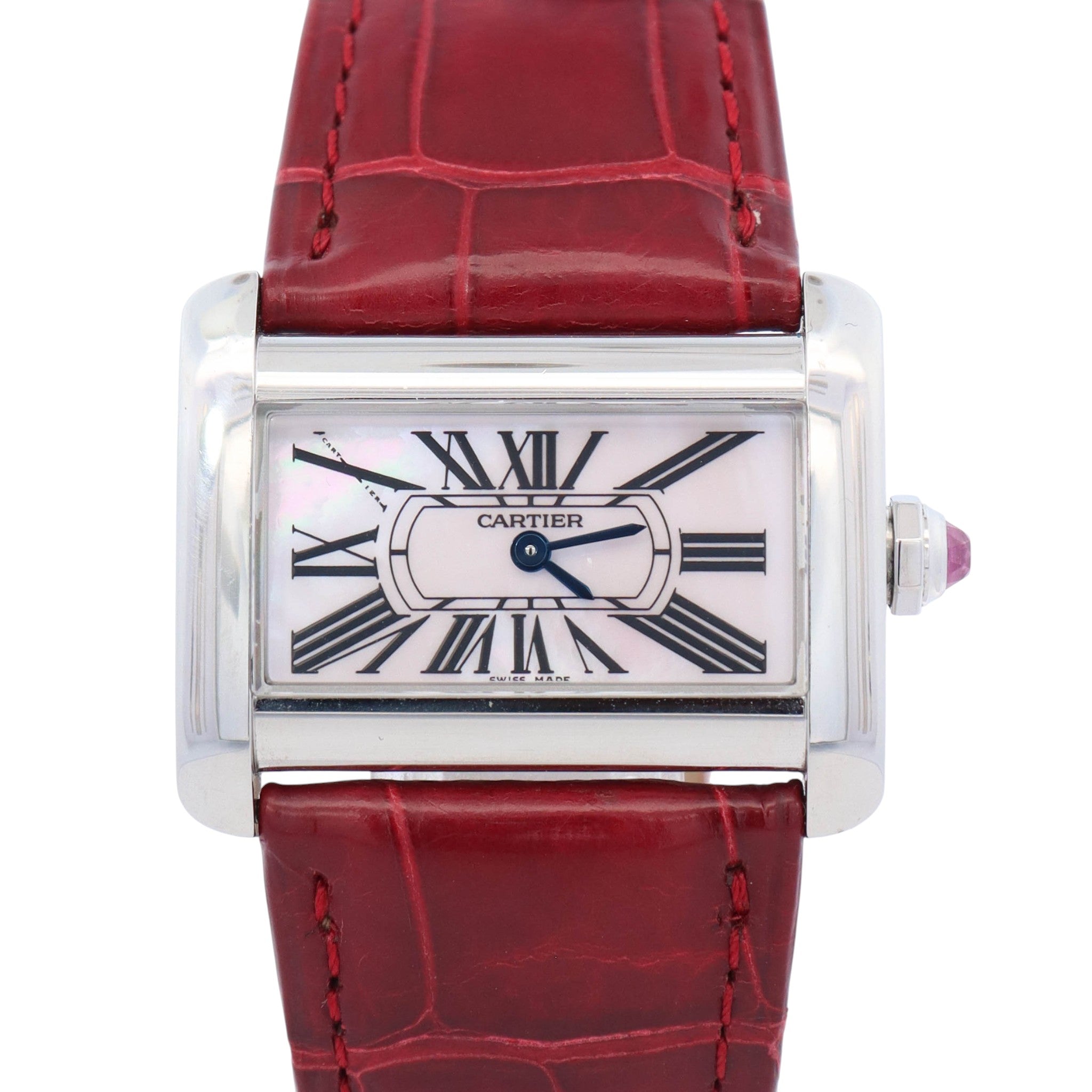 Cartier Tank Divan XL 38mm Silver Dial Watch Ref# W6301455