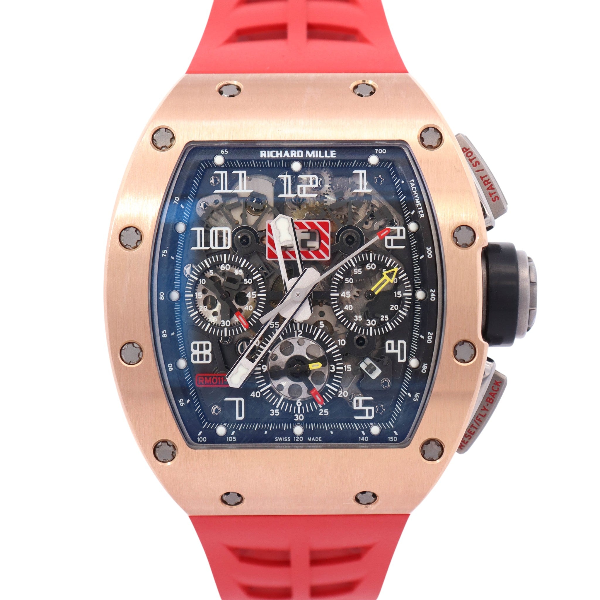 Richard Mille RM011 42mm Openwork Dial Watch Ref# RM011