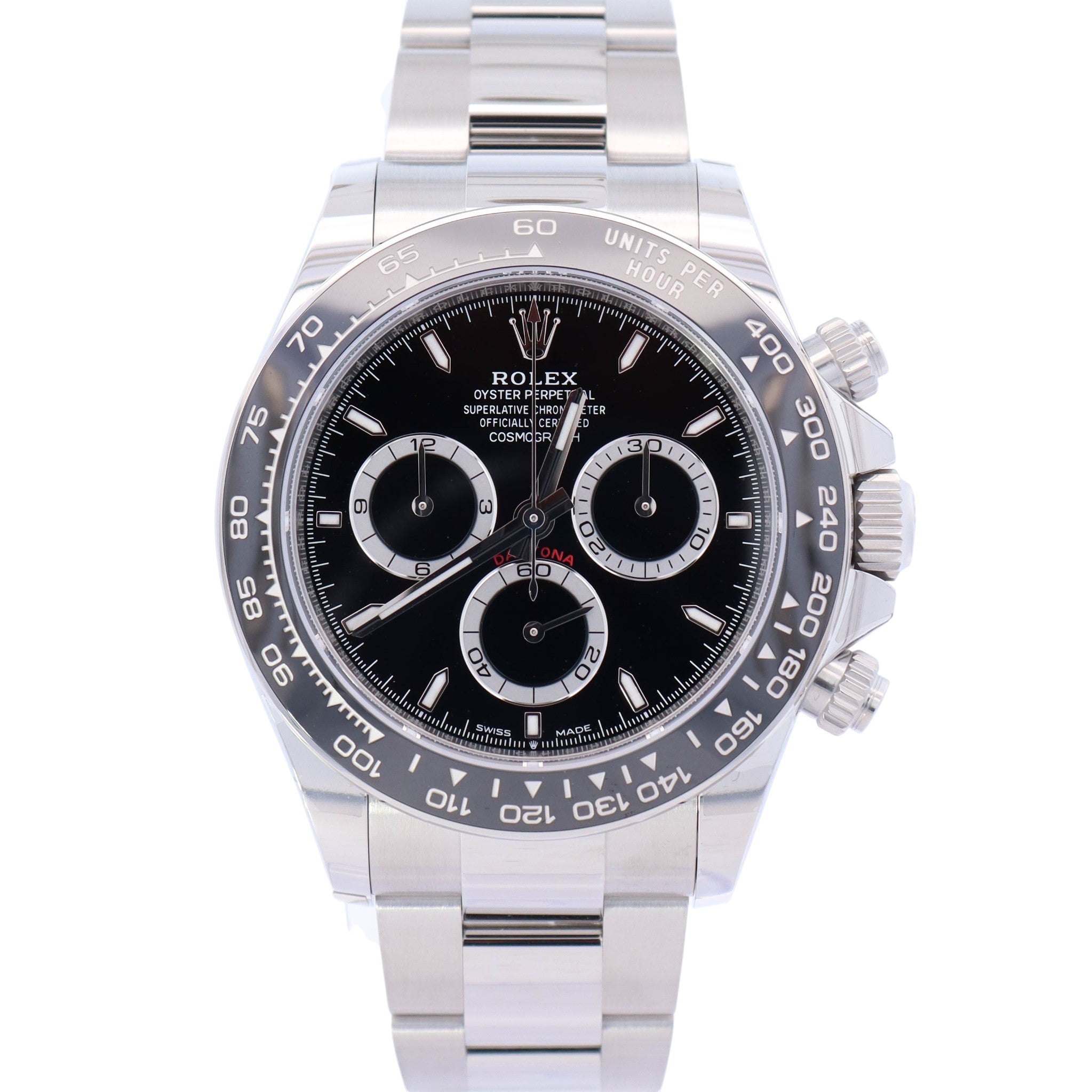 Rolex Daytona 40mm Black Dial Watch Ref# 126500LN