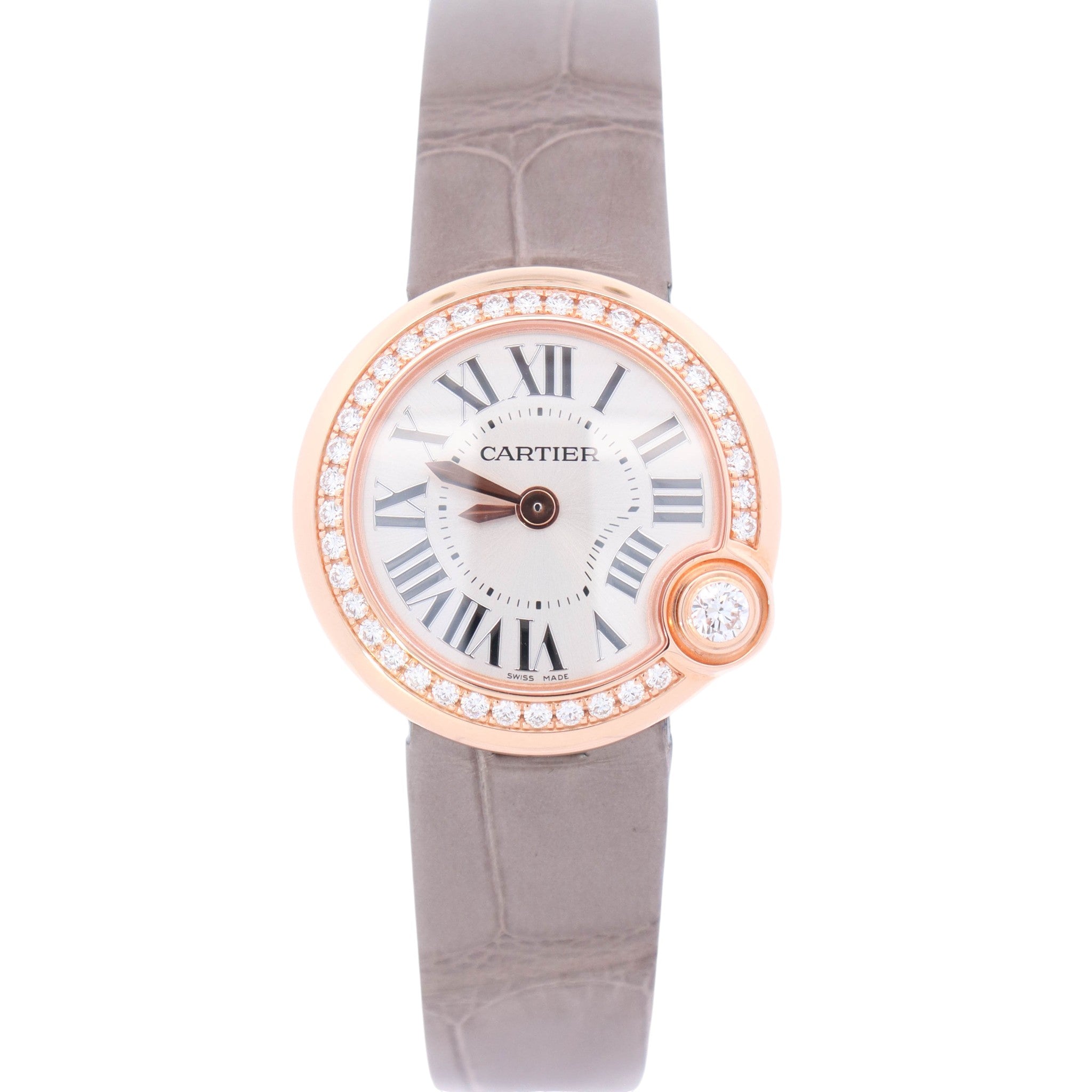 Cartier Ballon Blanc De 26mm Silver Dial Watch Ref# WJBL0006