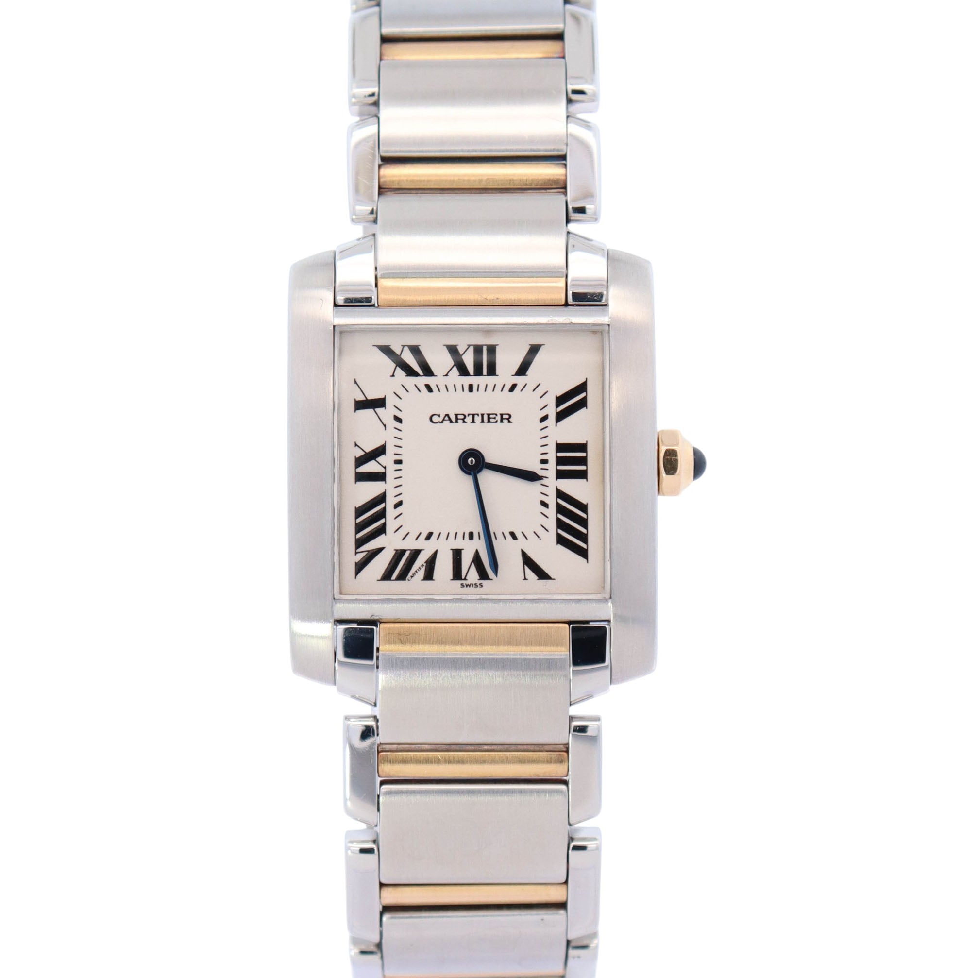 Cartier Tank 25mm White Dial Watch Ref# W51006Q4