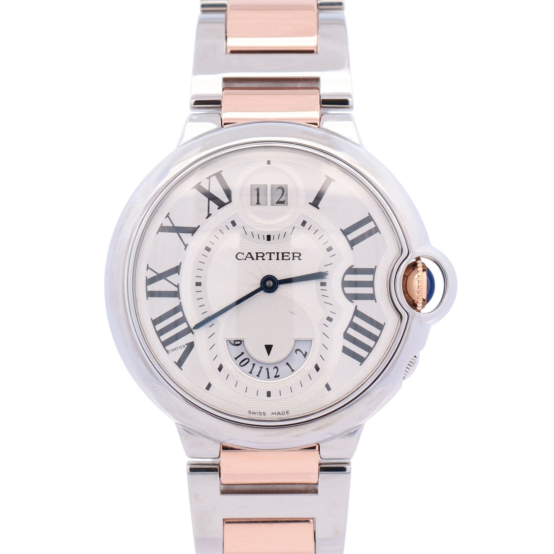 Cartier Ballon Bleu 42mm Silver Dial Watch Ref# W6920027 - Happy Jewelers Fine Jewelry Lifetime Warranty