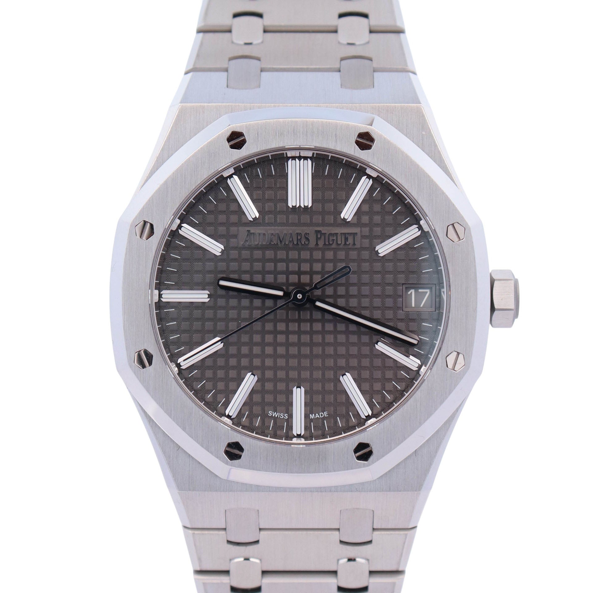 Audemars Piguet Royal Oak 41mm Grey Dial Watch Ref# 15500ST.OO.1220ST.02