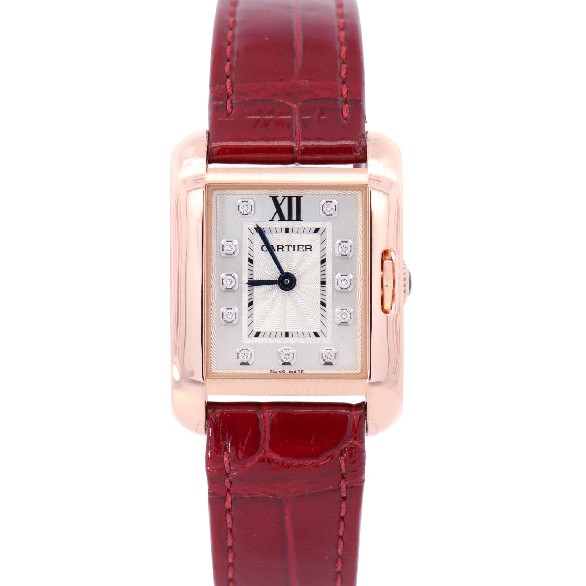 Cartier Tank 30mm Silver Dial Watch Ref# WJTA0007