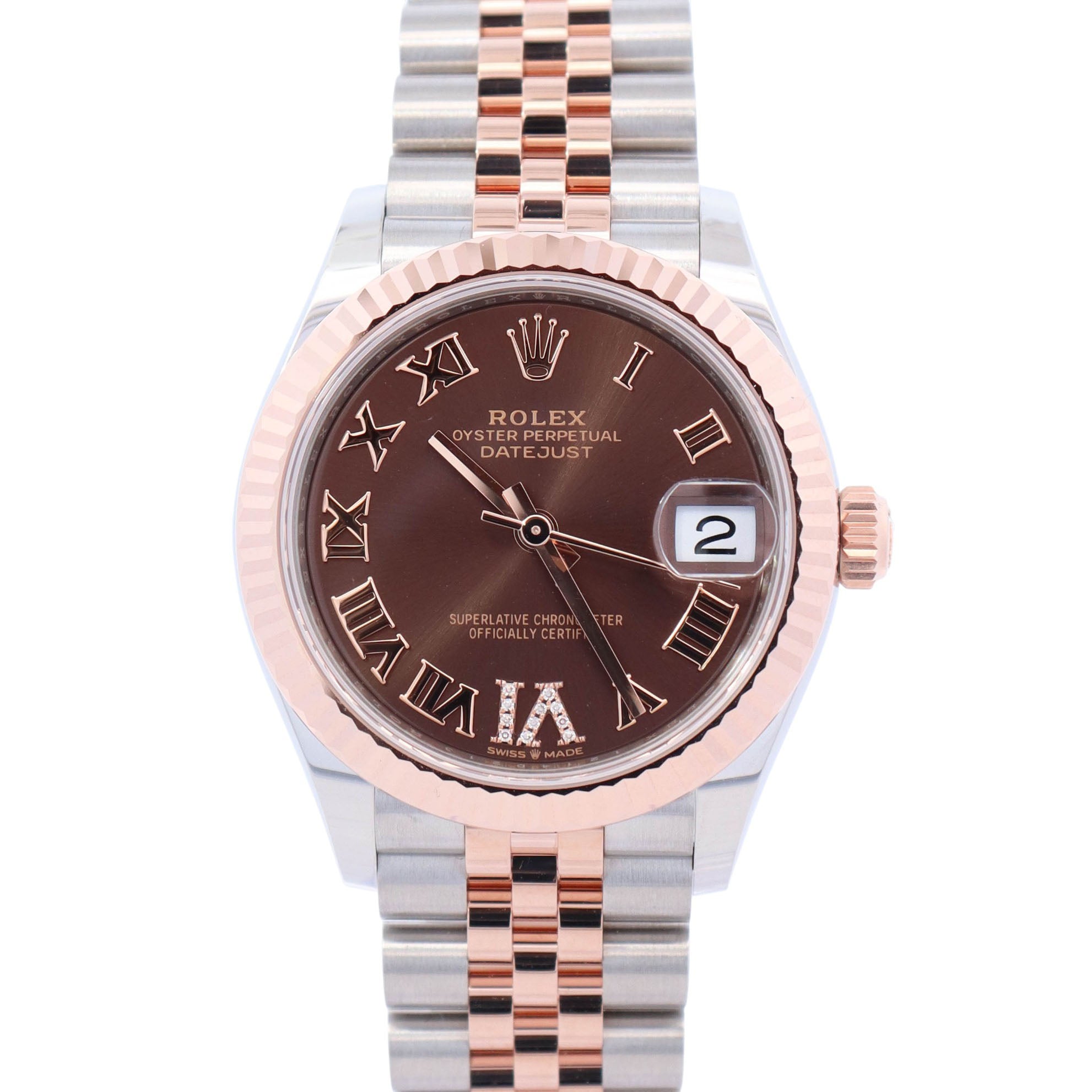Rolex Datejust 31mm Chocolate Dial Watch Ref# 278271