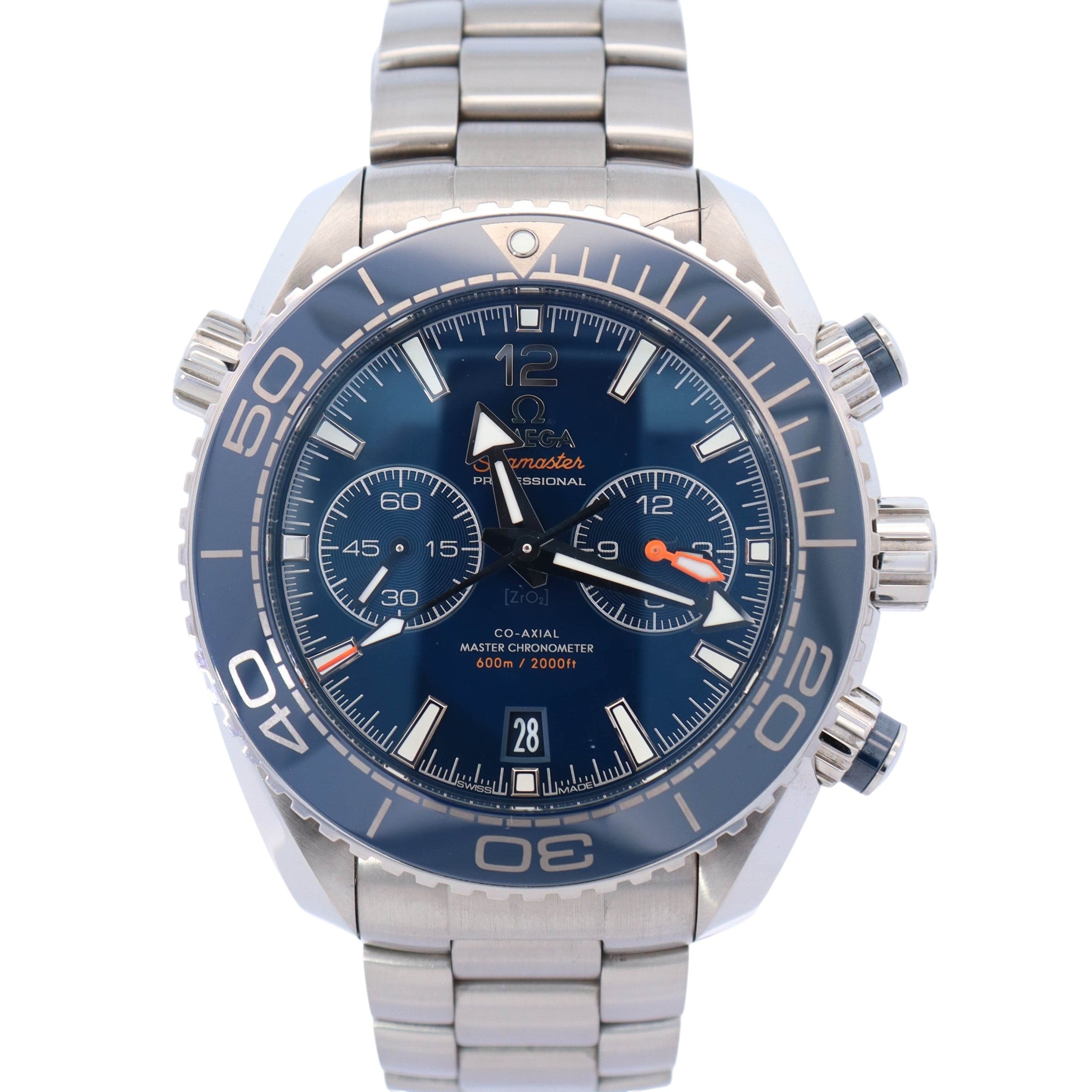 Omega Seamaster 45.50mm Blue Dial Watch Ref# 215.30.46.51.03.001