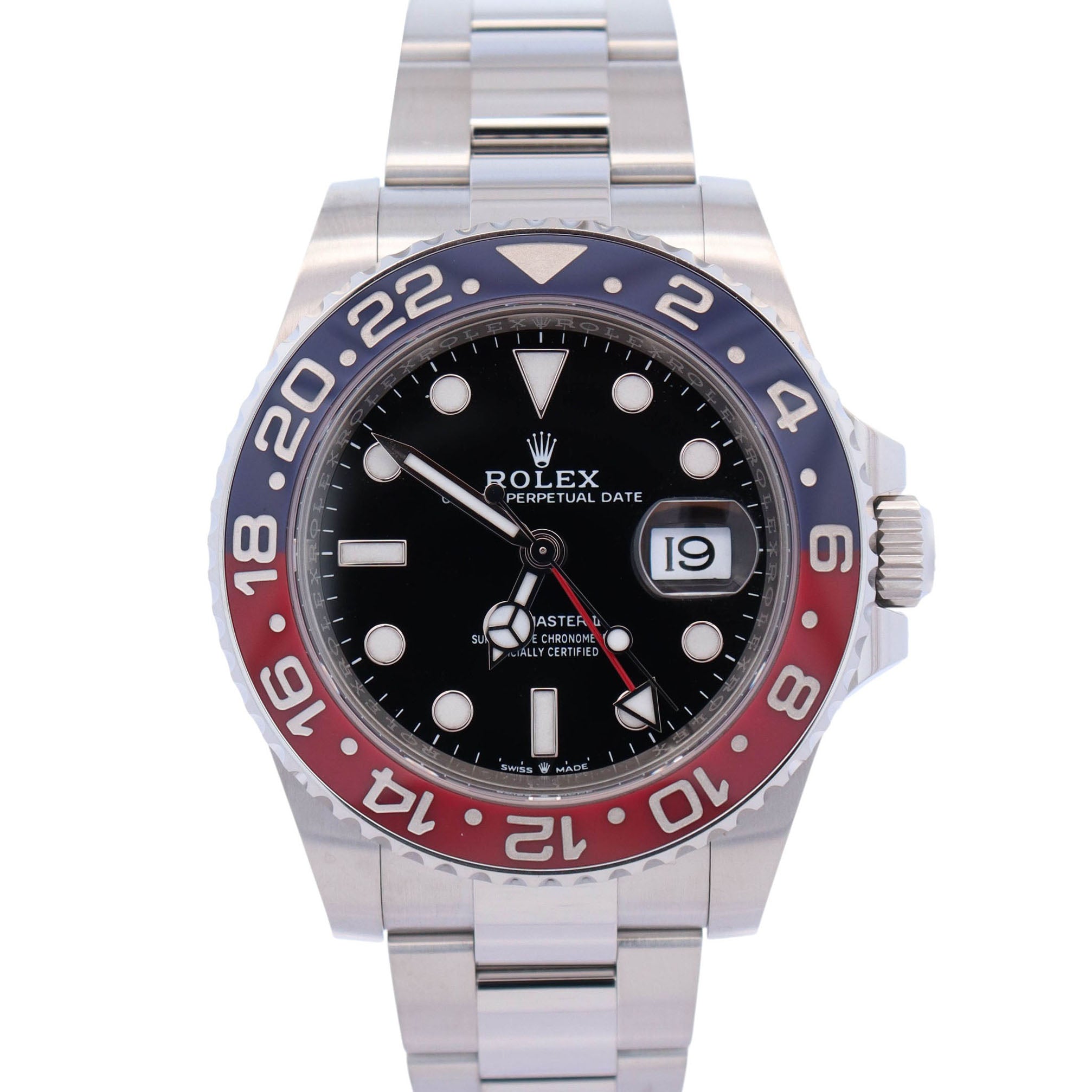 Rolex GMT-Master II 40mm Black Dial Watch Ref# 126710BLRO