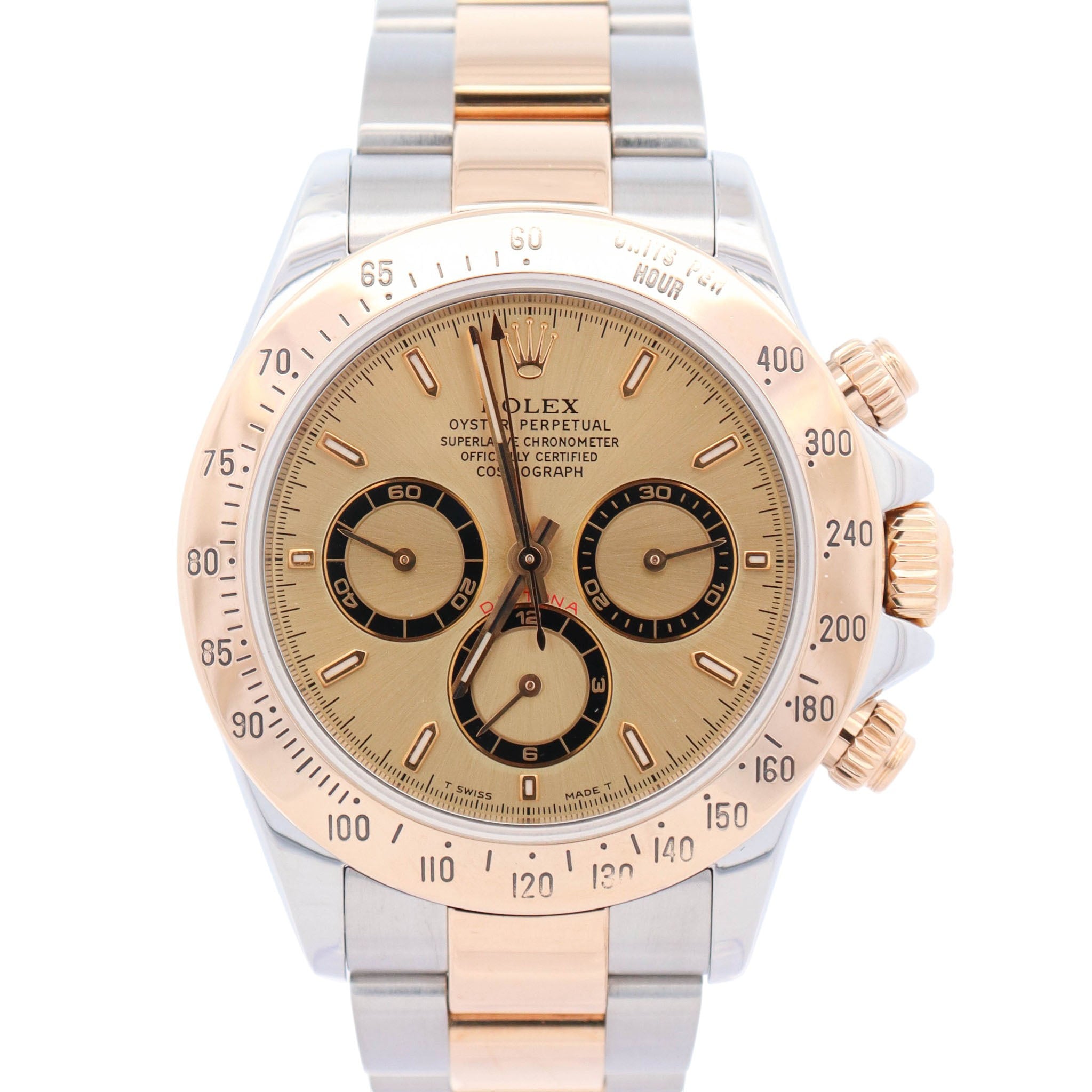 Rolex Daytona 40mm Champagne Dial Watch Ref# 16523