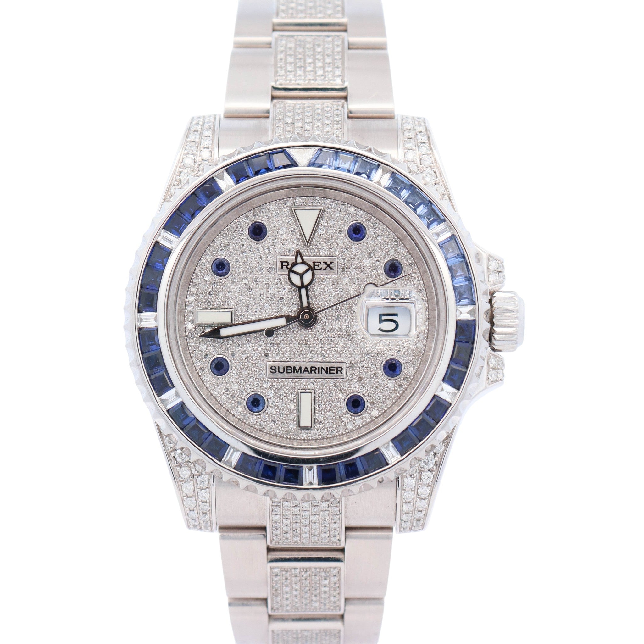 Rolex Submariner 40mm Black Dot Dial Watch Ref# 116610LN