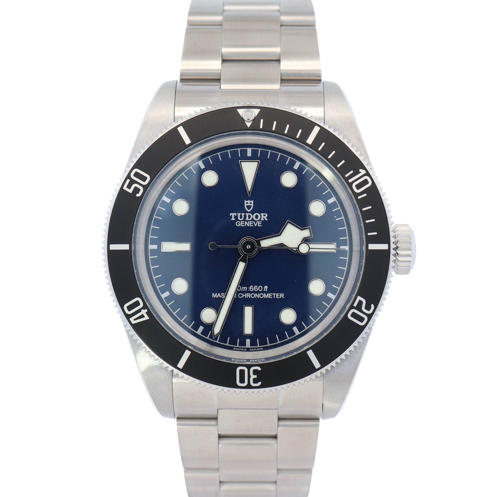 Tudor Black Bay 68 43mm Blue Dial Watch Ref# 7943A1A0NU - Happy Jewelers Fine Jewelry Lifetime Warranty