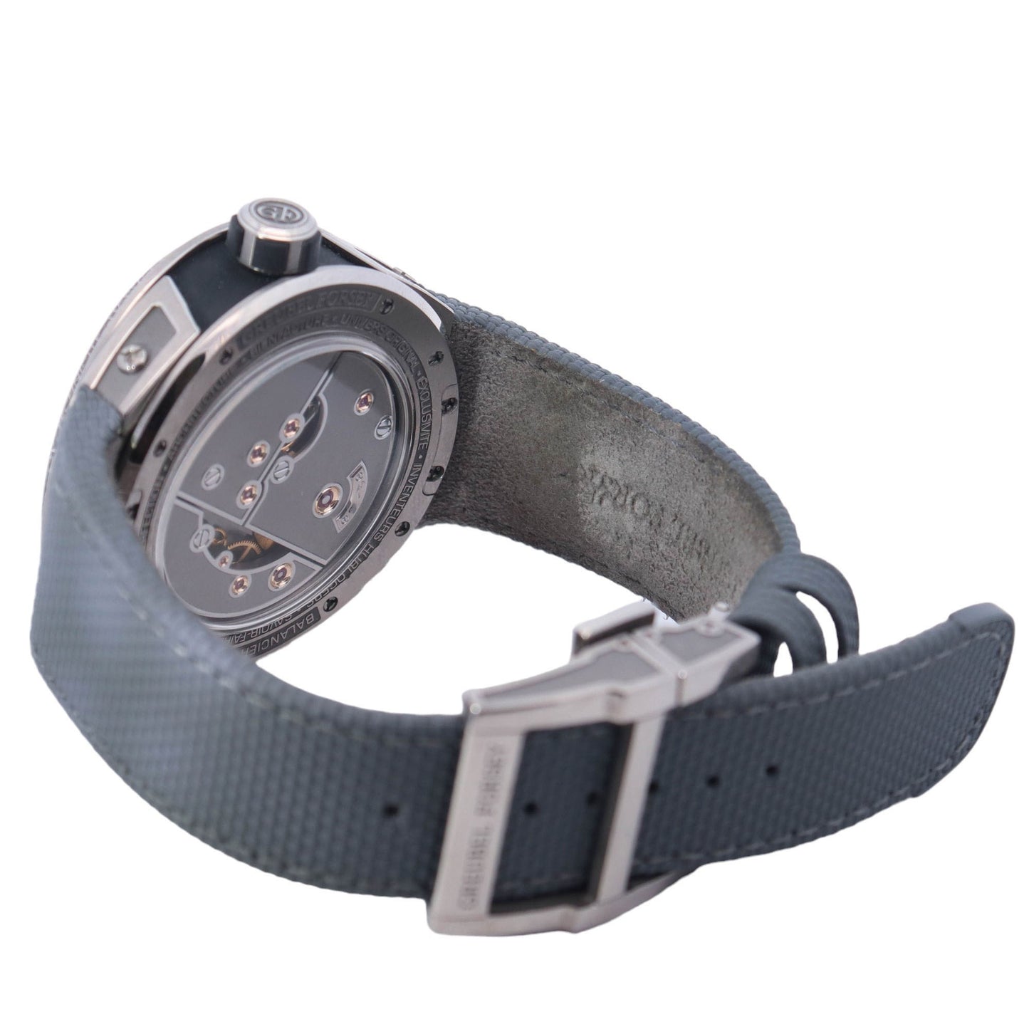 Greubel Forsey Balancier S Titanium 44.5mm Grey Dot Dial Watch Reference# 05082 - Happy Jewelers Fine Jewelry Lifetime Warranty