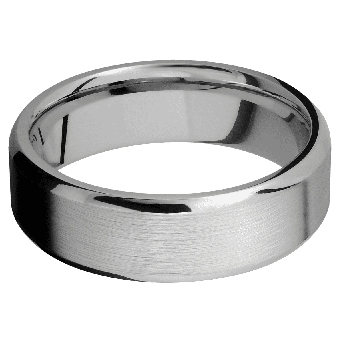 Titanium + Satin , Polish Finish - Happy Jewelers Fine Jewelry Lifetime Warranty