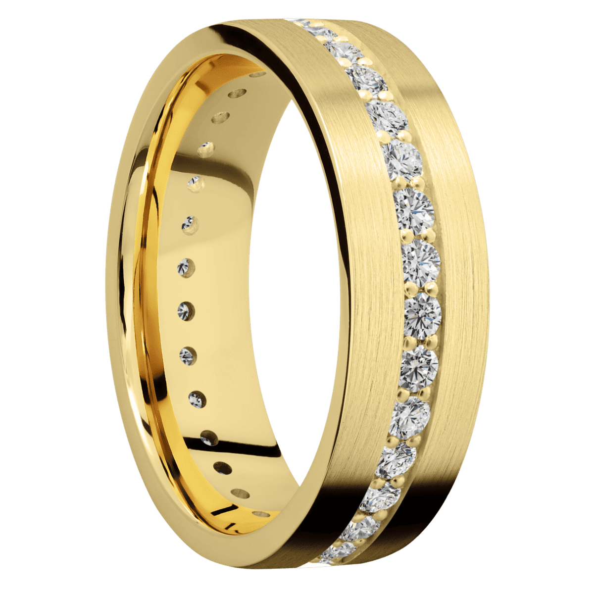 14K Yellow Gold + Satin Finish - Happy Jewelers Fine Jewelry Lifetime Warranty