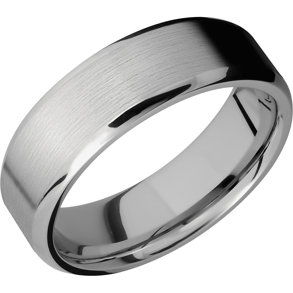 Titanium + Satin , Polish Finish - Happy Jewelers Fine Jewelry Lifetime Warranty