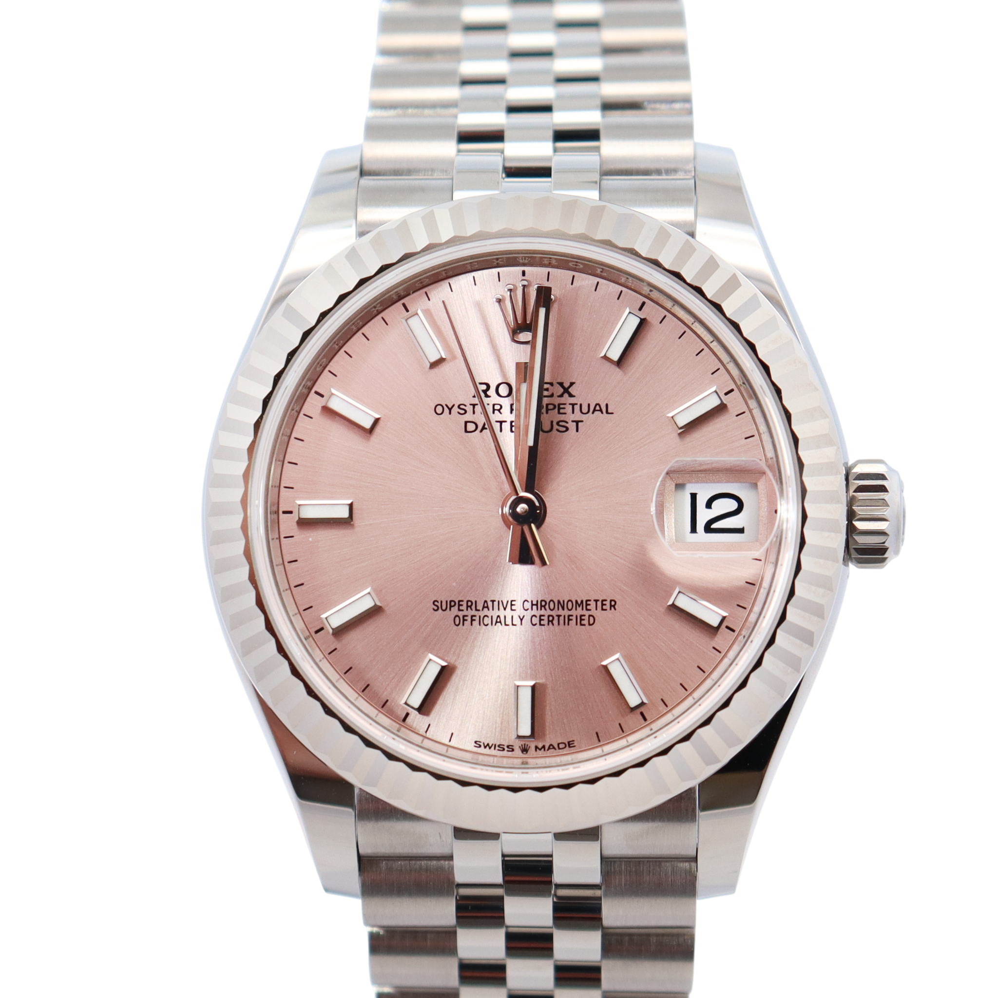 Rolex Datejust 31mm Pink Dial Watch Ref# 278274 – Happy Jewelers