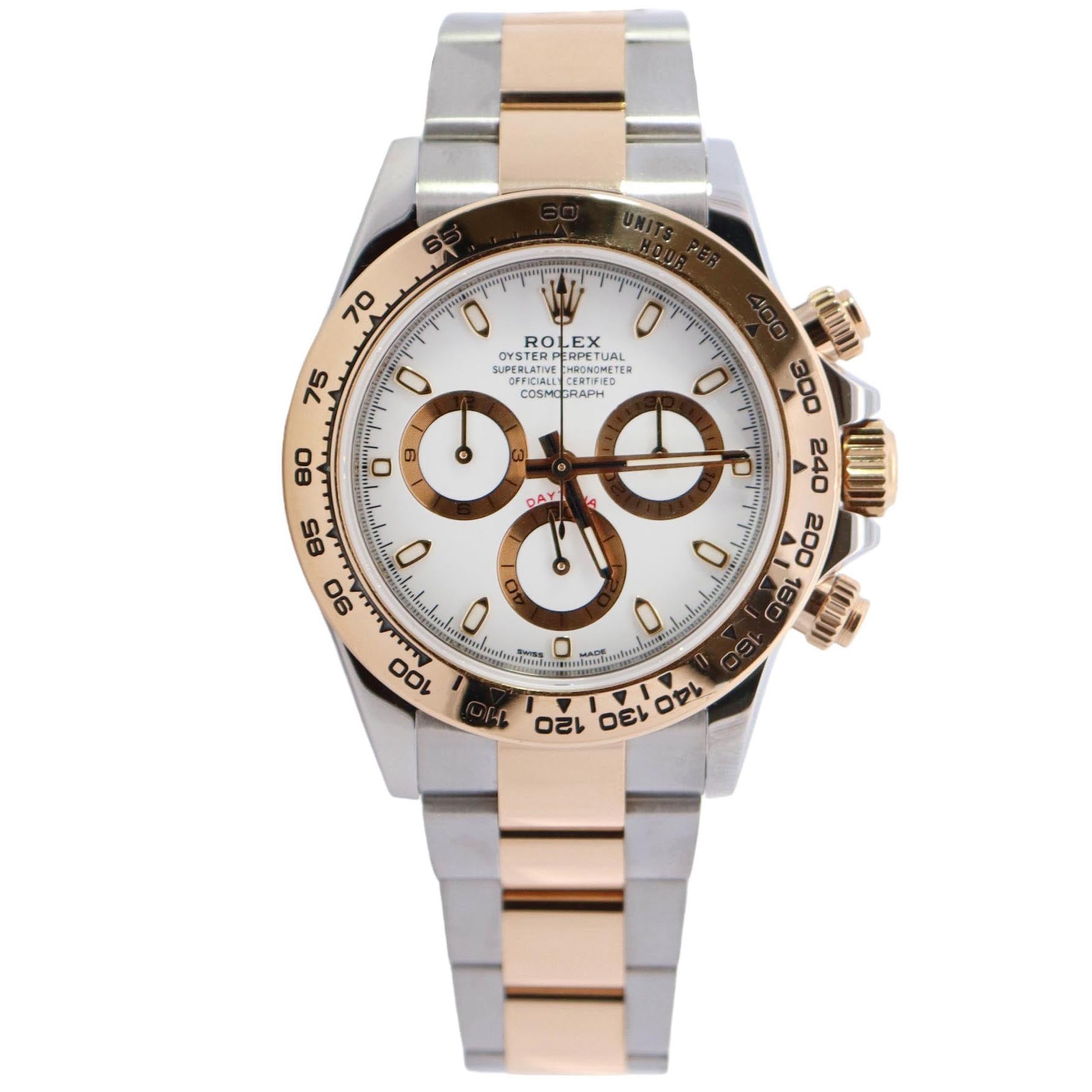 Rolex Daytona 40mm White Dial Watch Ref# 116503 - Happy Jewelers Fine Jewelry Lifetime Warranty