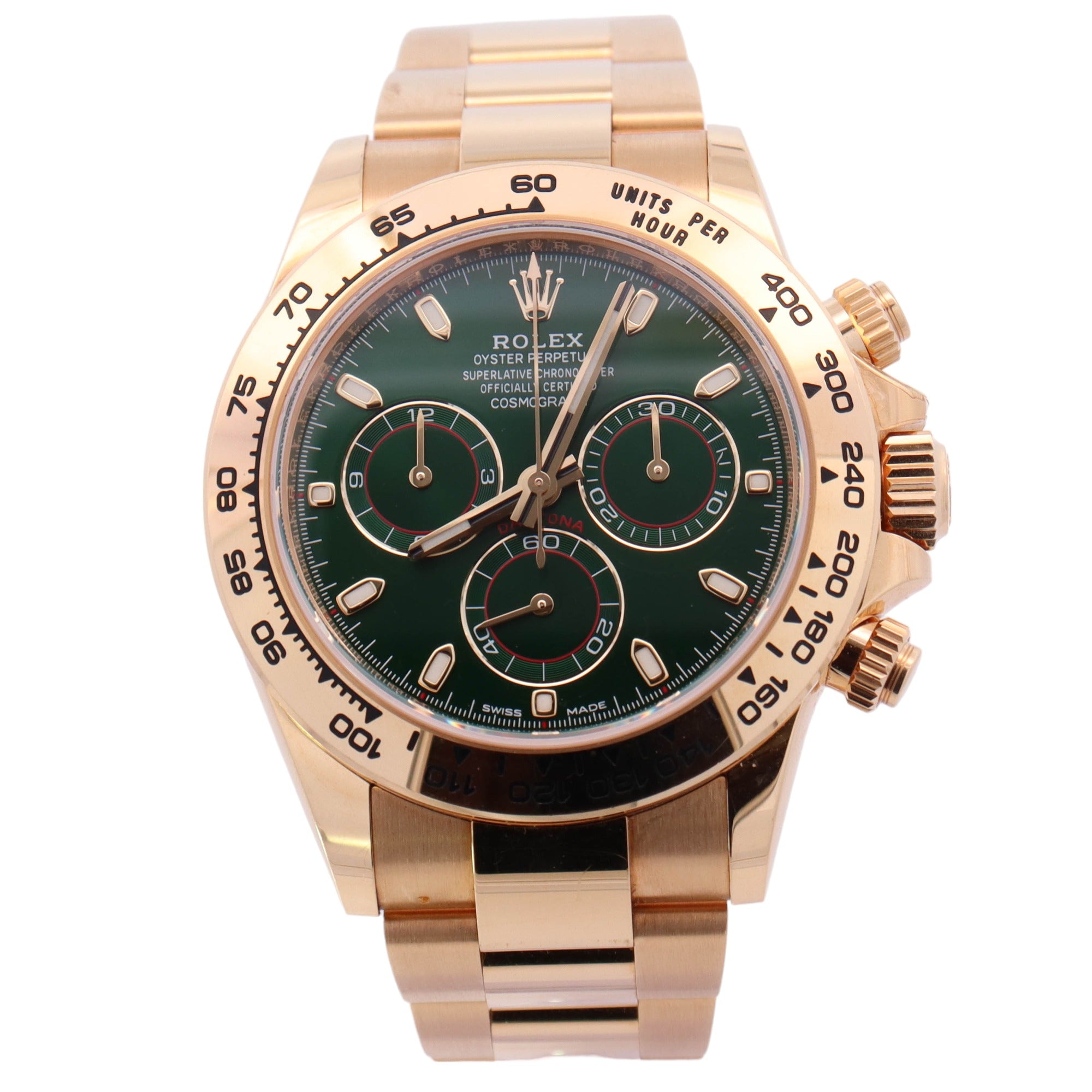 Rolex Daytona 40mm Green Dial Ref# 116508 - Happy Jewelers Fine Jewelry Lifetime Warranty