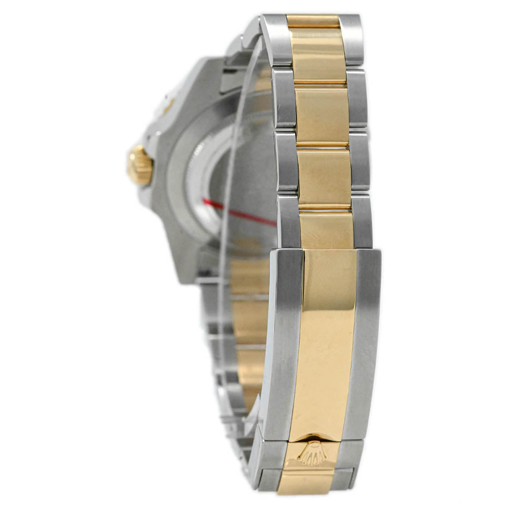 Rolex Submariner Two Tone Yellow Gold & Steel 40mm Blue Dot Dial Watch Reference#: 116613 - Happy Jewelers Fine Jewelry Lifetime Warranty