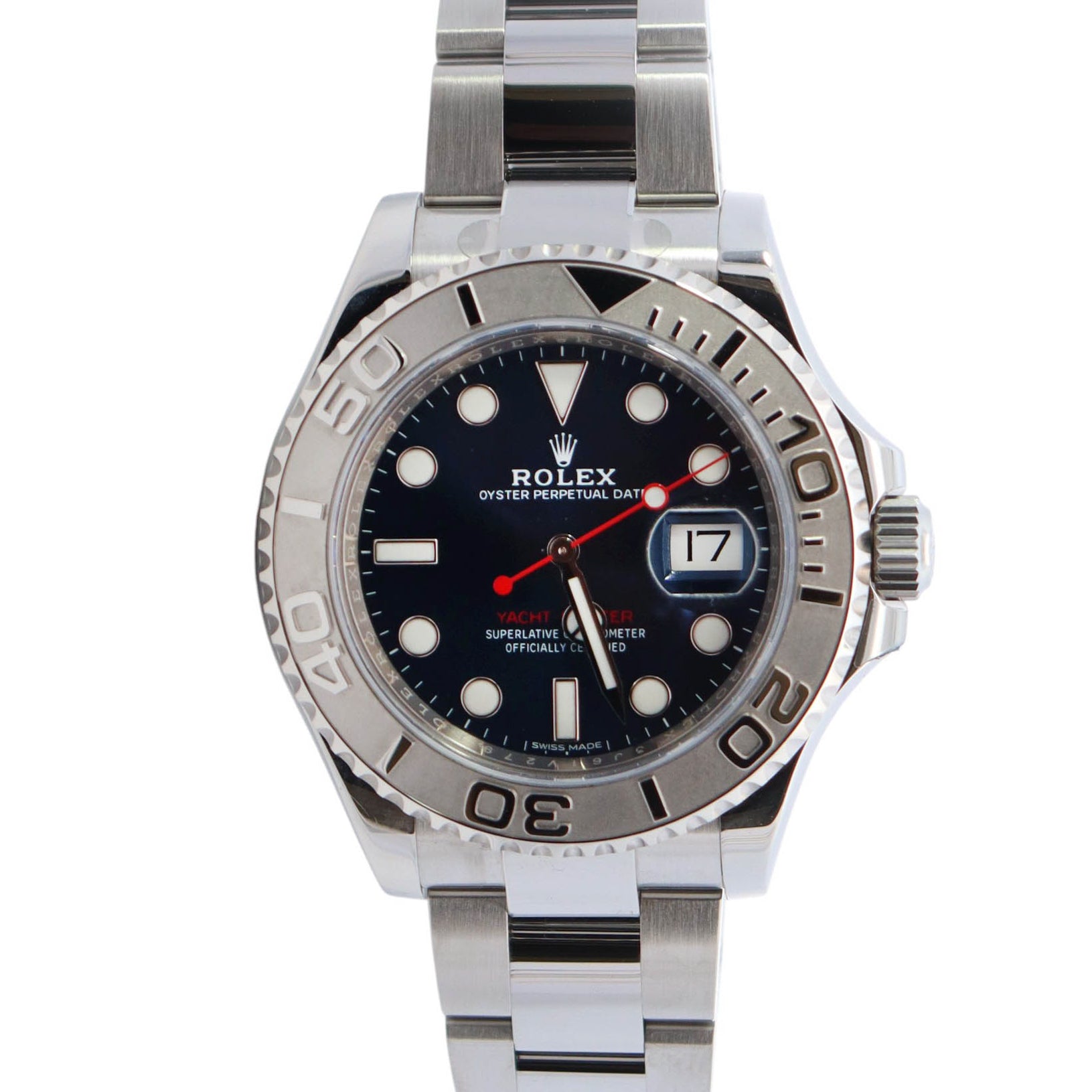 Rolex Yacht-Master 40mm Blue Dial Watch Ref# 116622 - Happy Jewelers Fine Jewelry Lifetime Warranty