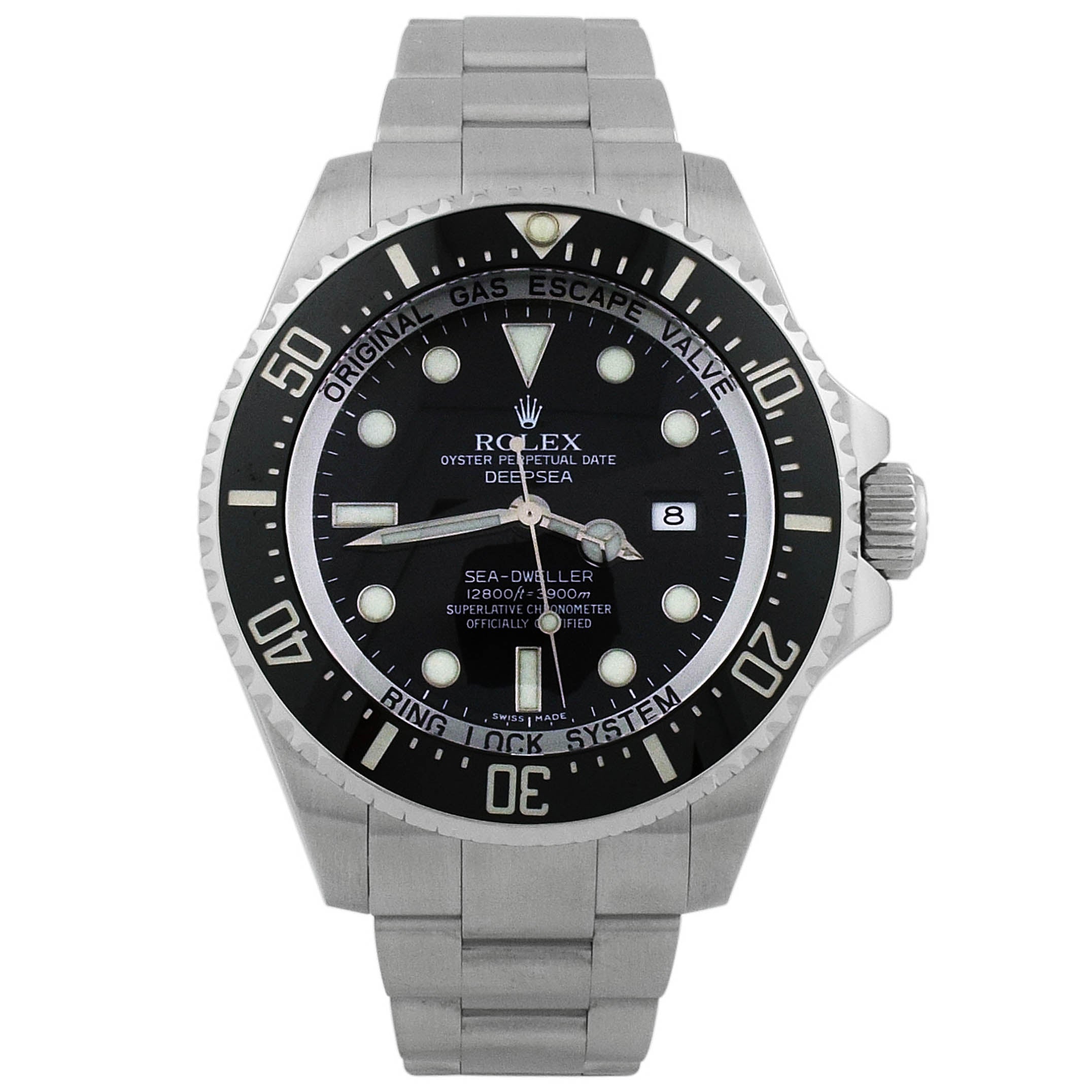 Rolex Sea-Dweller Deepsea 44mm Black Dial Watch Ref#126660 - Happy Jewelers Fine Jewelry Lifetime Warranty