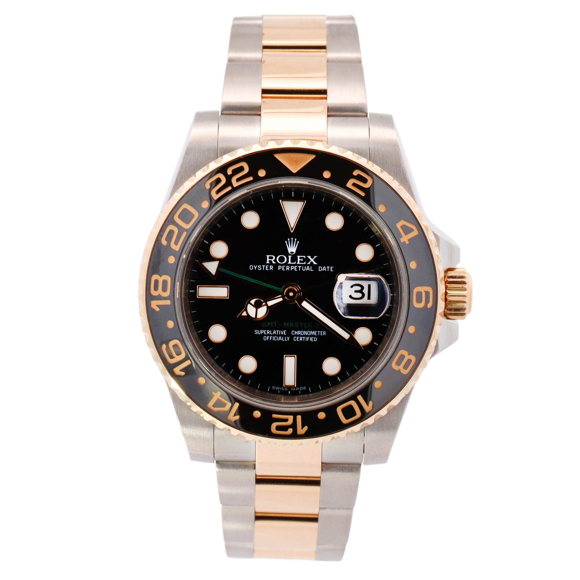 Rolex GMT-Master II 40mm Black Dial Watch Ref# 116713 - Happy Jewelers Fine Jewelry Lifetime Warranty