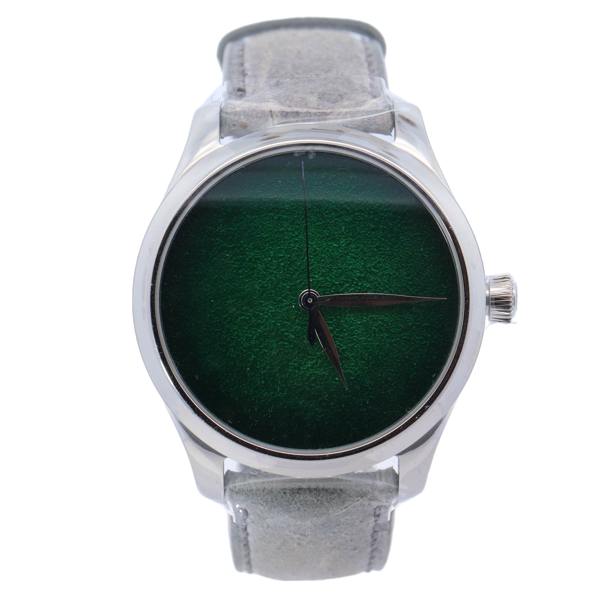 H. Moser & Cie Endeaver 40mm Green Dial Watch Ref# 1200-1233 - Happy Jewelers Fine Jewelry Lifetime Warranty