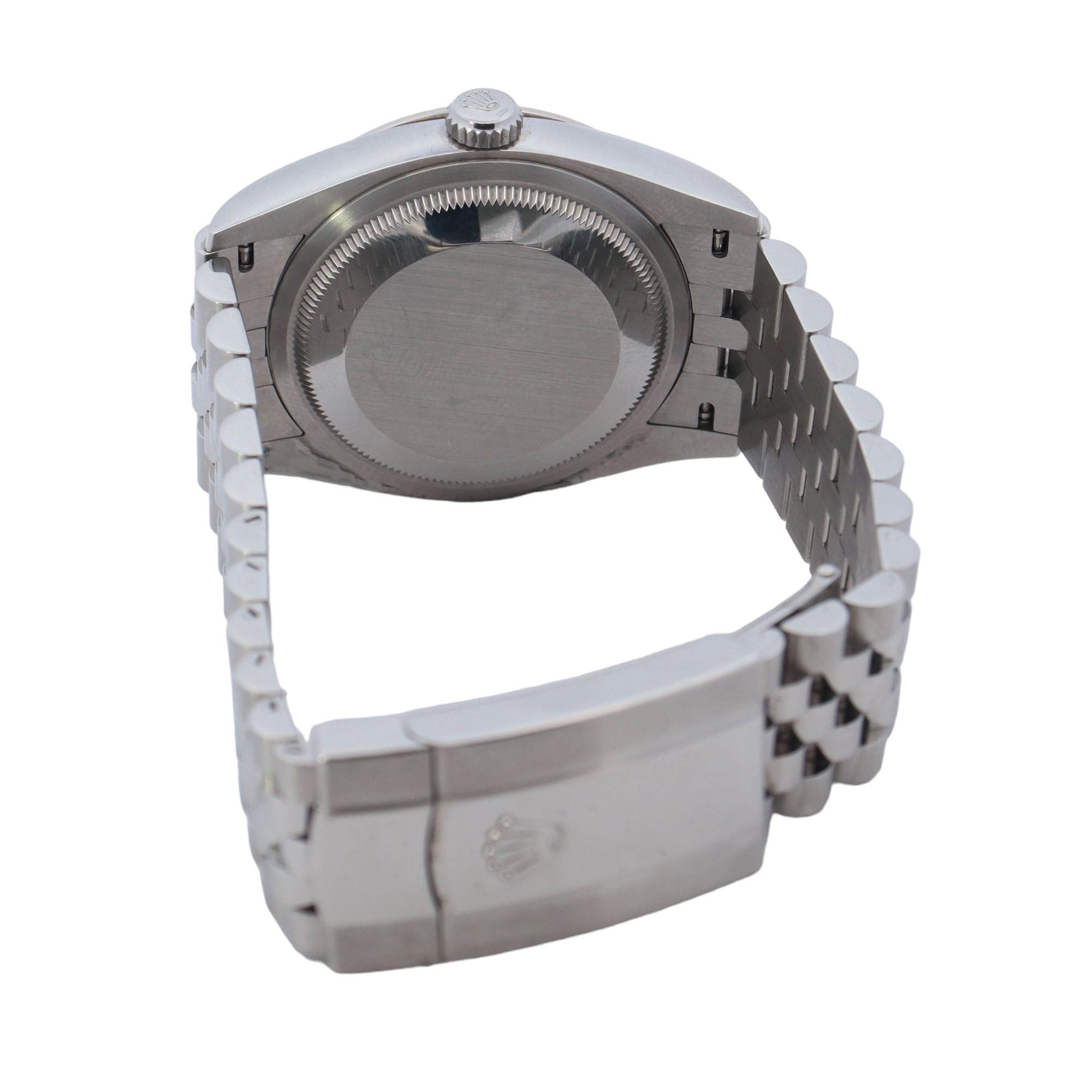 Rolex Datejust Stainless Steel 36mm Green Stick Dial Watch Reference# 126234 - Happy Jewelers Fine Jewelry Lifetime Warranty