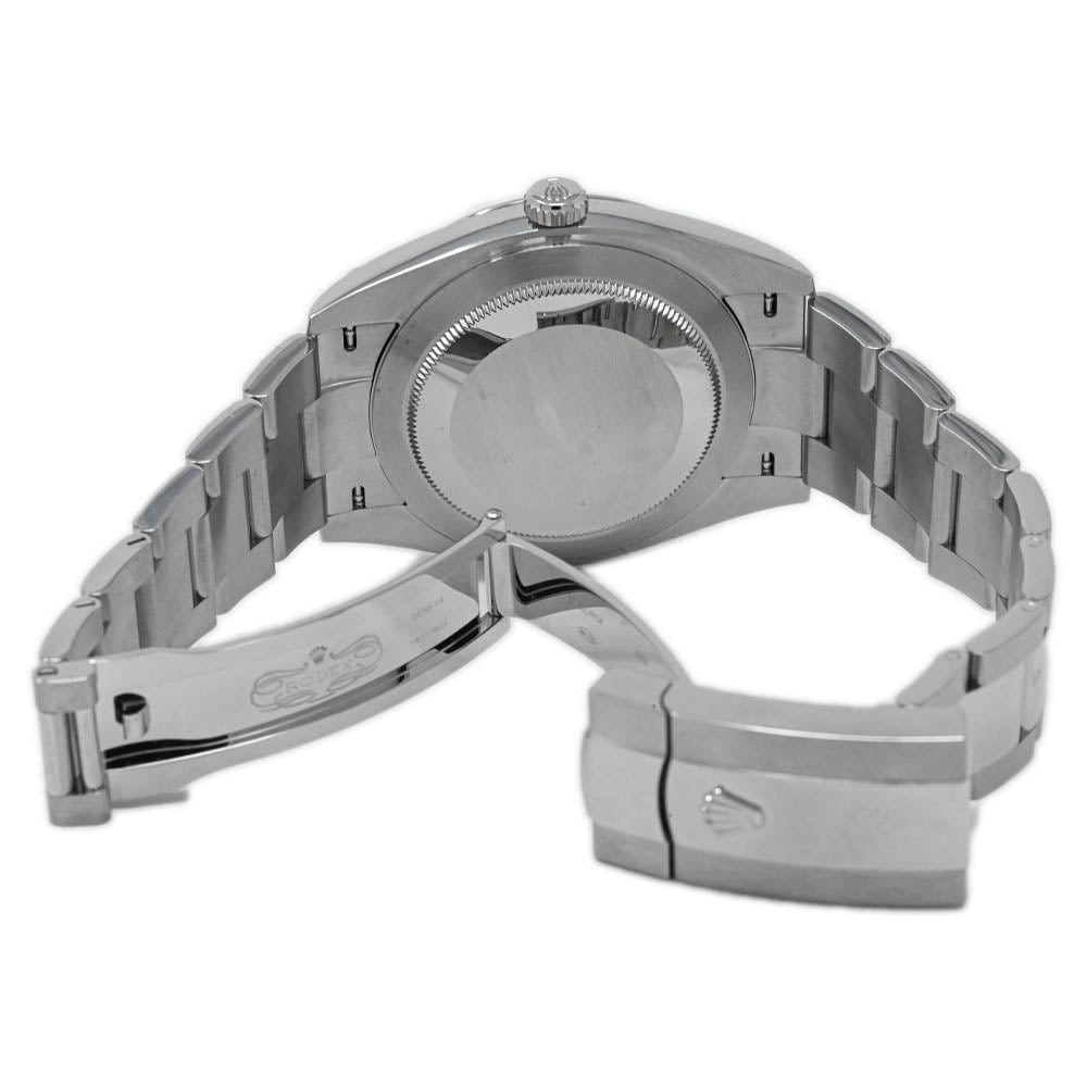 Rolex Datejust 41mm Stainless Steel Rhodium Stick Dial Watch Reference #: 126300 - Happy Jewelers Fine Jewelry Lifetime Warranty