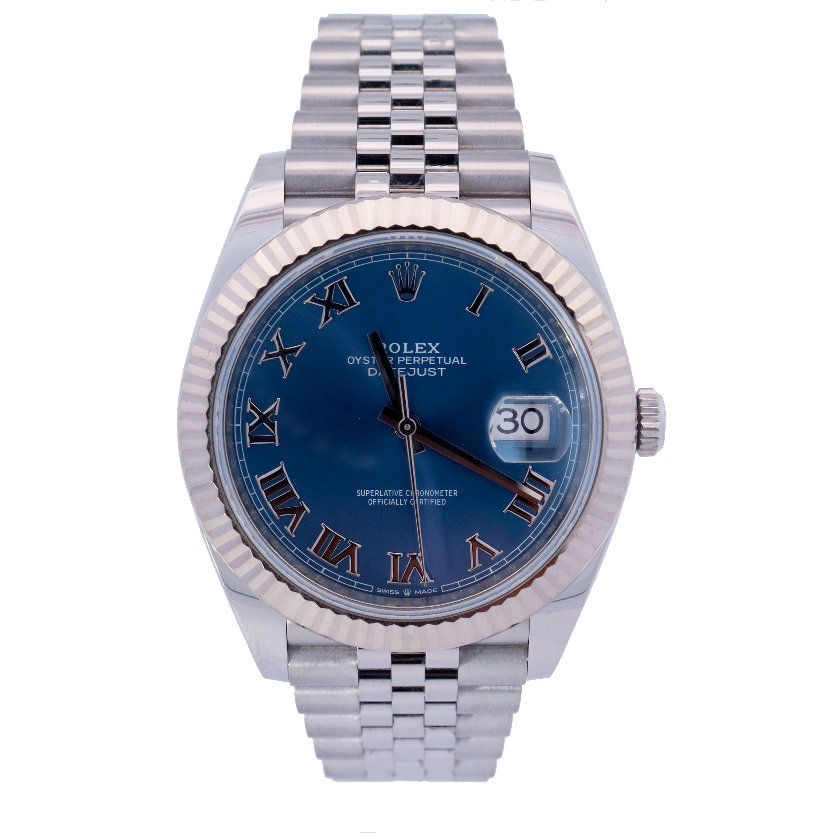 Rolex Datejust 41mm Blue Dial Watch Ref# 126334 - Happy Jewelers Fine Jewelry Lifetime Warranty