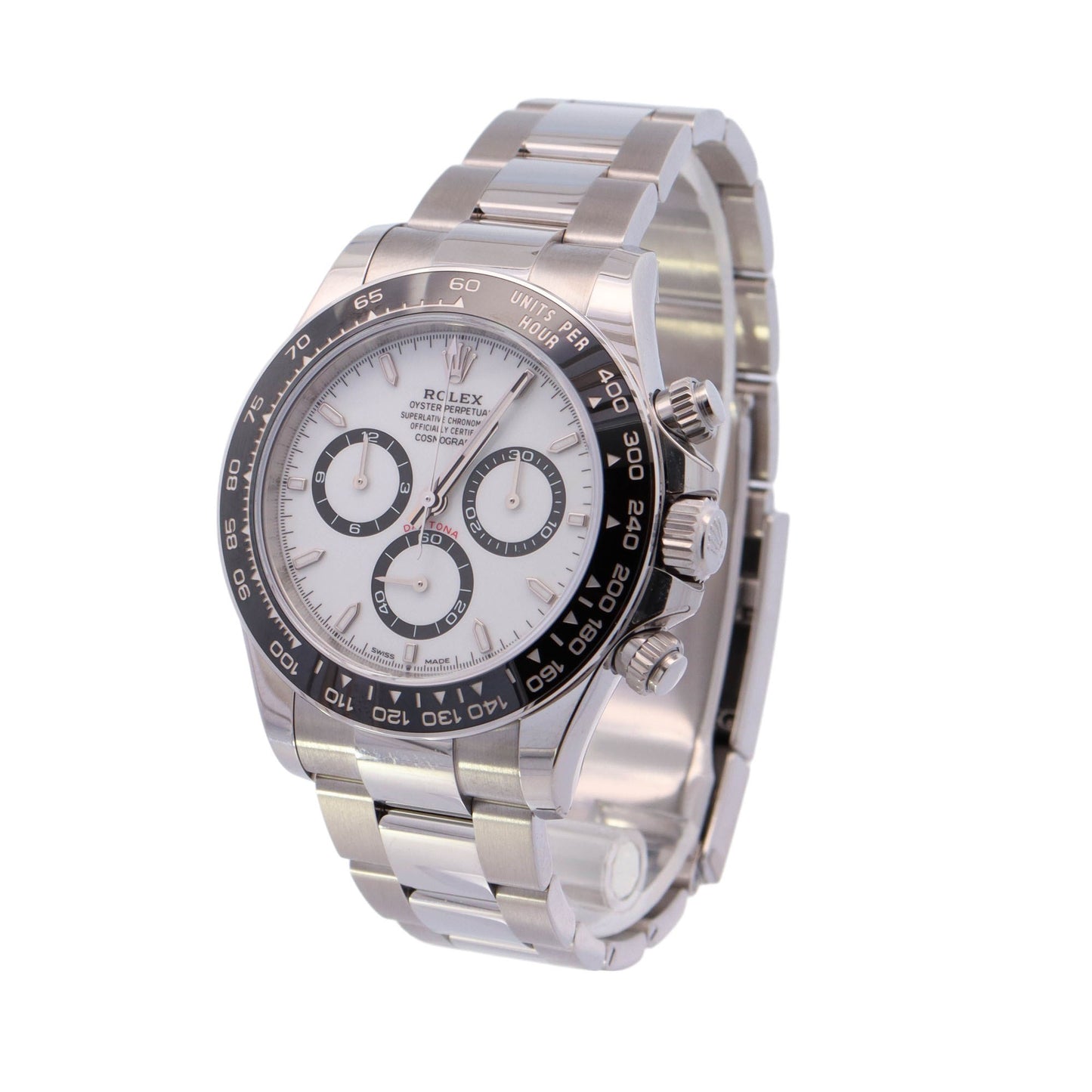 Rolex Daytona “Panda” Stainless Steel 40mm White Chronograph Dial Watch Reference# 126500LN