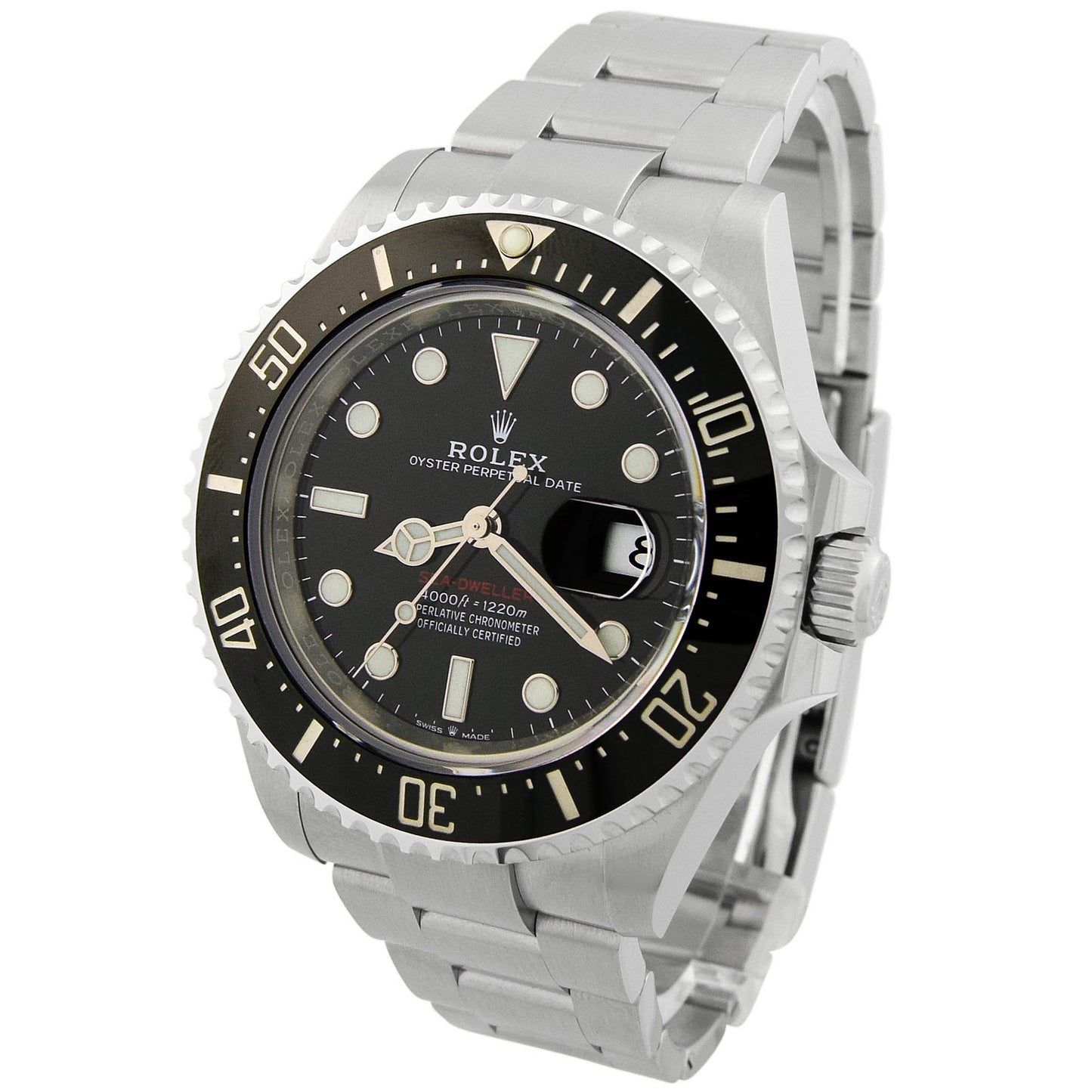 Rolex Seadweller "50th Anniversary" Stainless Steel 43mm Black Dot Dial Watch Reference# 126600 - Happy Jewelers Fine Jewelry Lifetime Warranty