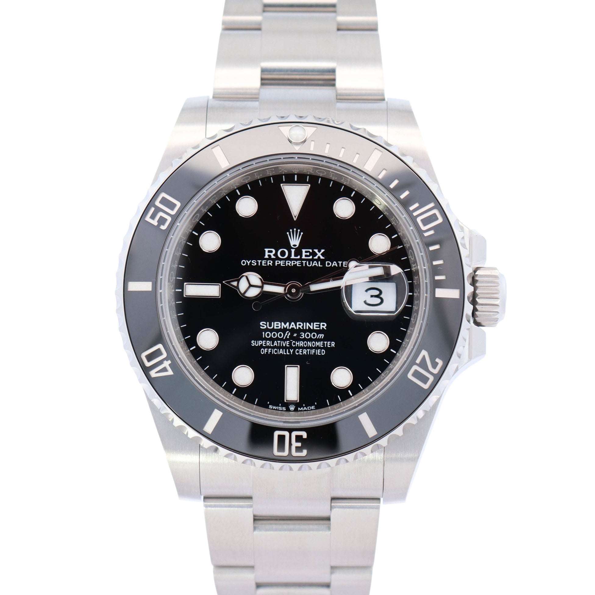 Rolex Submariner 41mm Black Dial Watch Ref# 126610LN