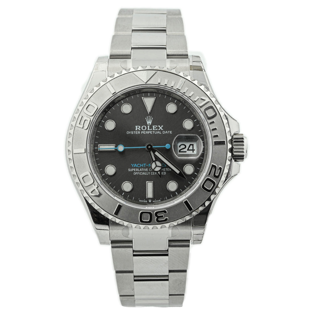 Rolex Yacht-Master 40mm Rhodium Dial Watch Ref# 126622 - Happy Jewelers Fine Jewelry Lifetime Warranty