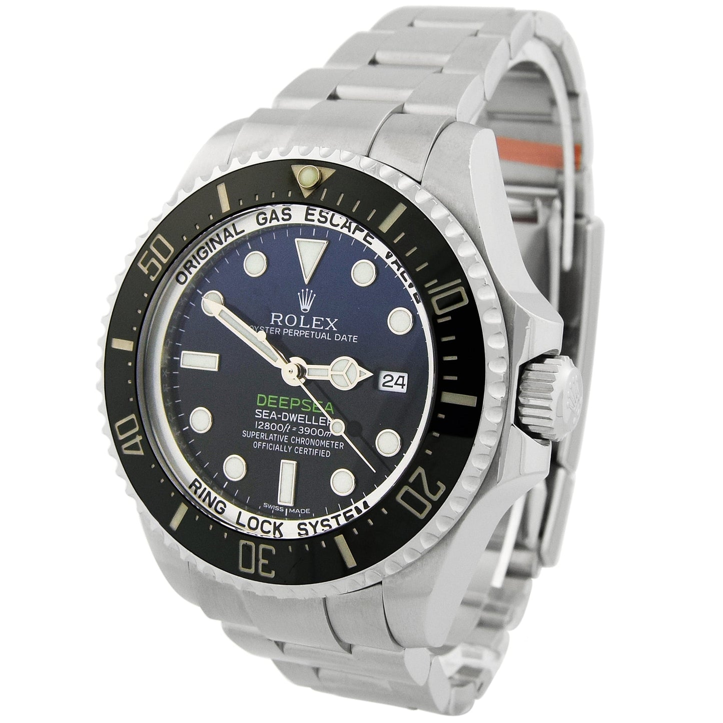 Rolex Sea Dweller Deepsea "James Cameron" Stainless Steel Dot Dial Watch Reference# 116660