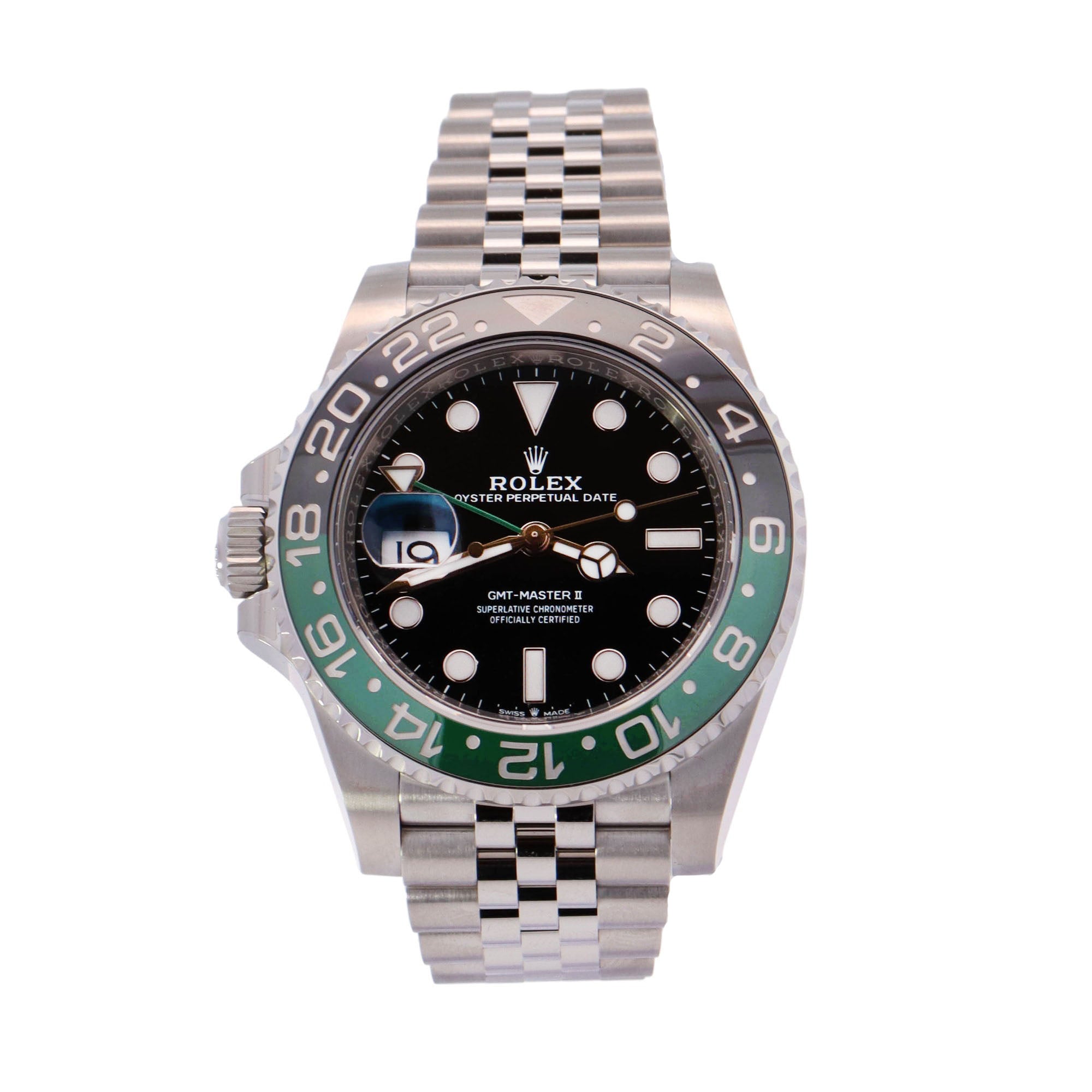 Rolex GMT-Master II 40mm Black Dial Ref# 126720VTNR - Happy Jewelers Fine Jewelry Lifetime Warranty