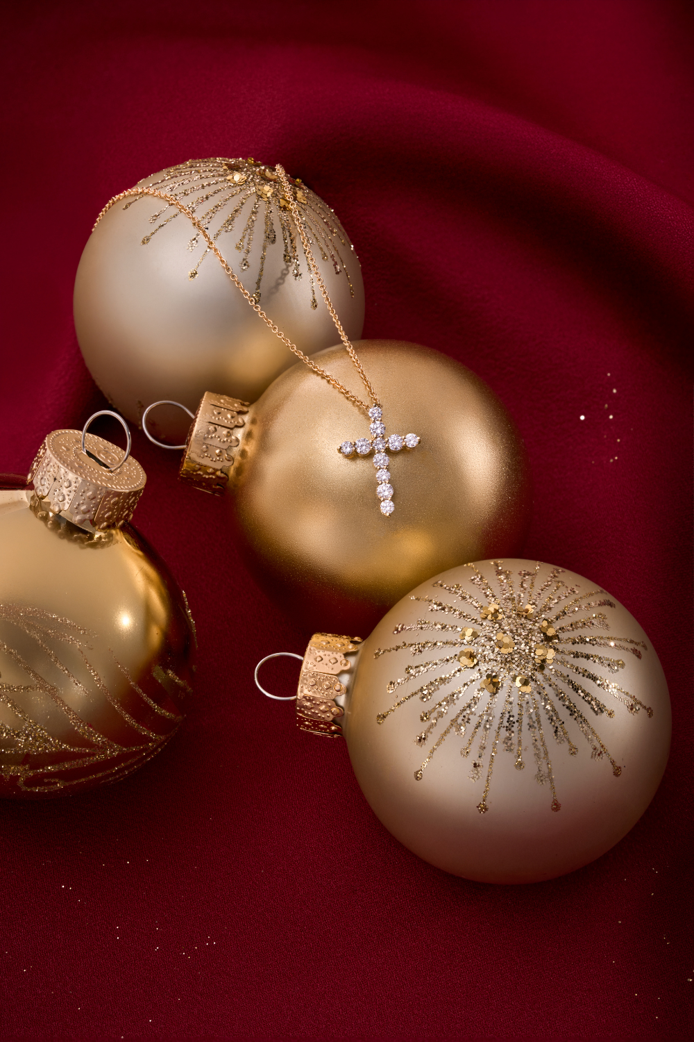 Day 8- 12 Days of Christmas! Medium Classic Cross Necklace