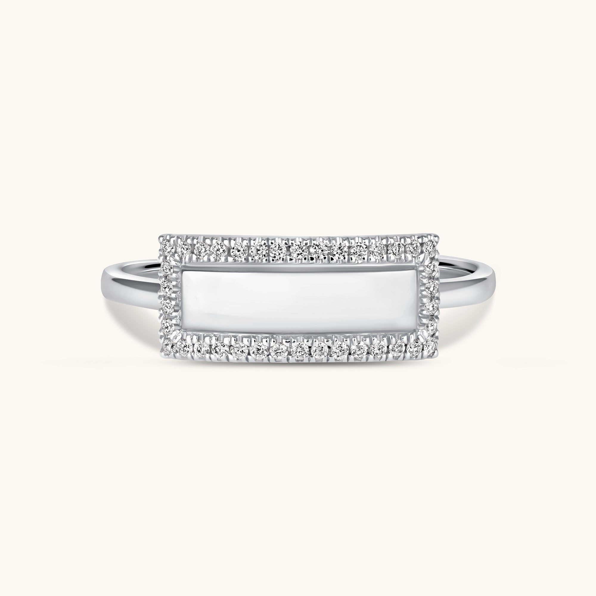 Diamond Personalized ID Ring - Happy Jewelers Fine Jewelry Lifetime Warranty