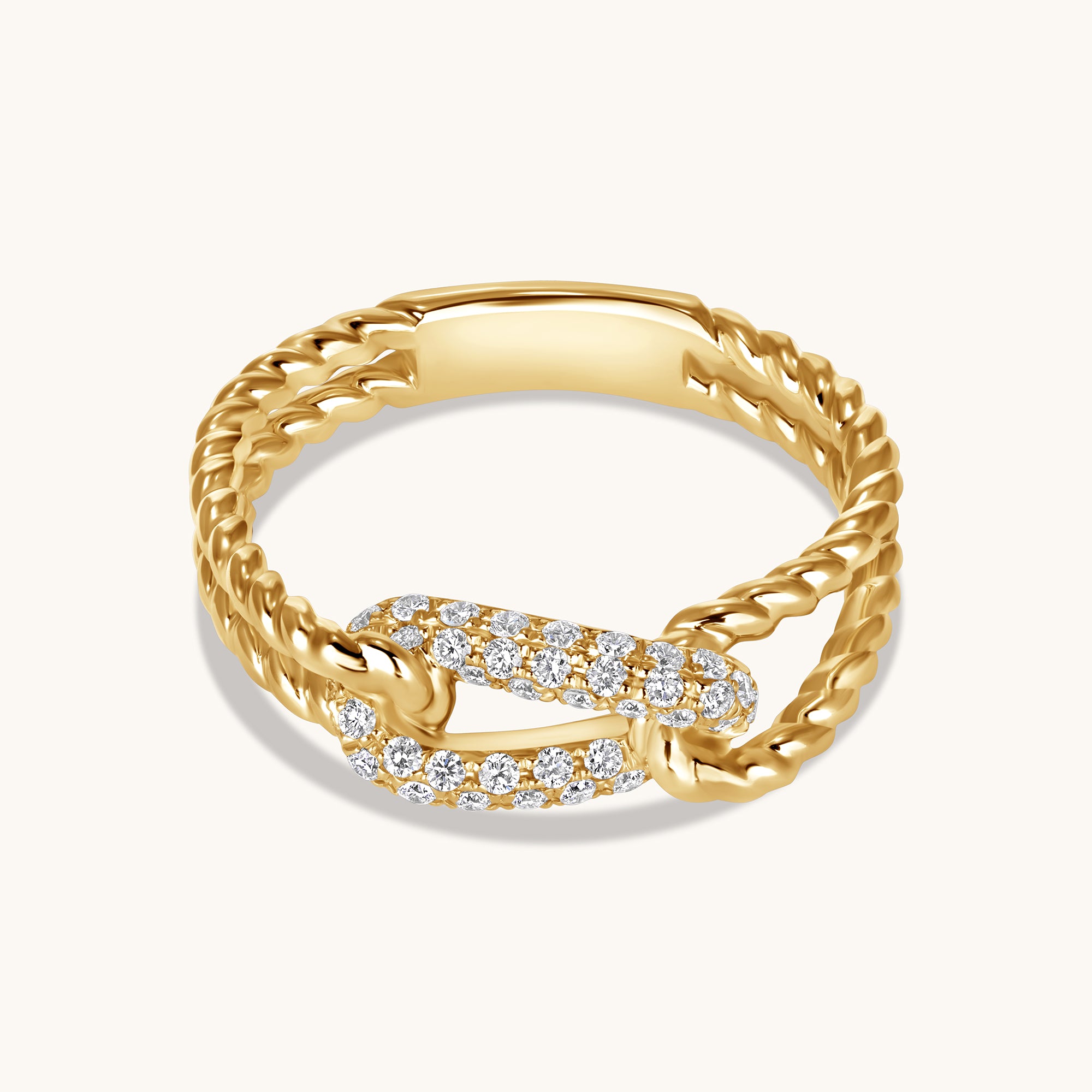 Diamond Knot Ring - Happy Jewelers Fine Jewelry Lifetime Warranty