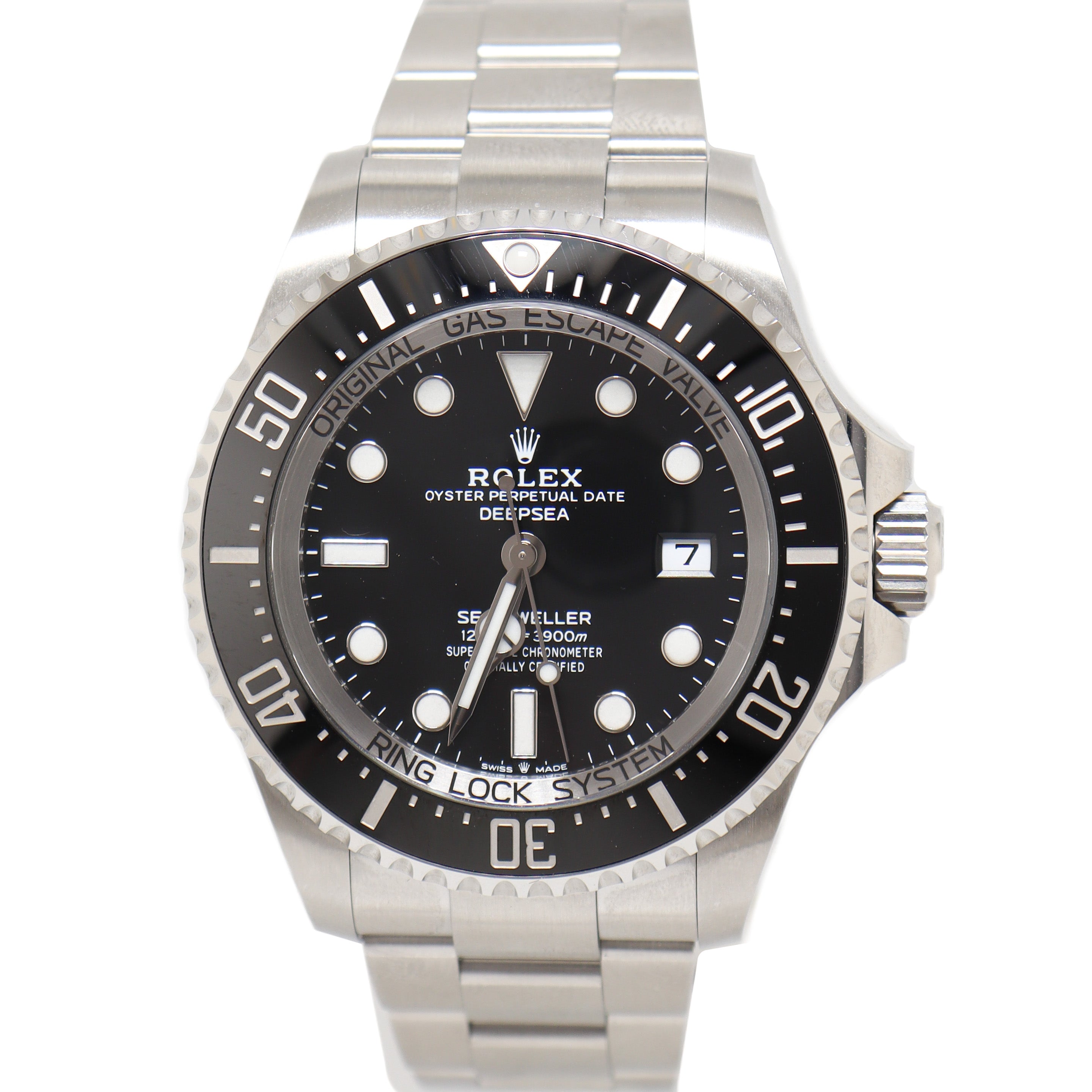 Rolex Sea-Dweller 44mm Black Dial Watch Ref# 136660 – Happy Jewelers