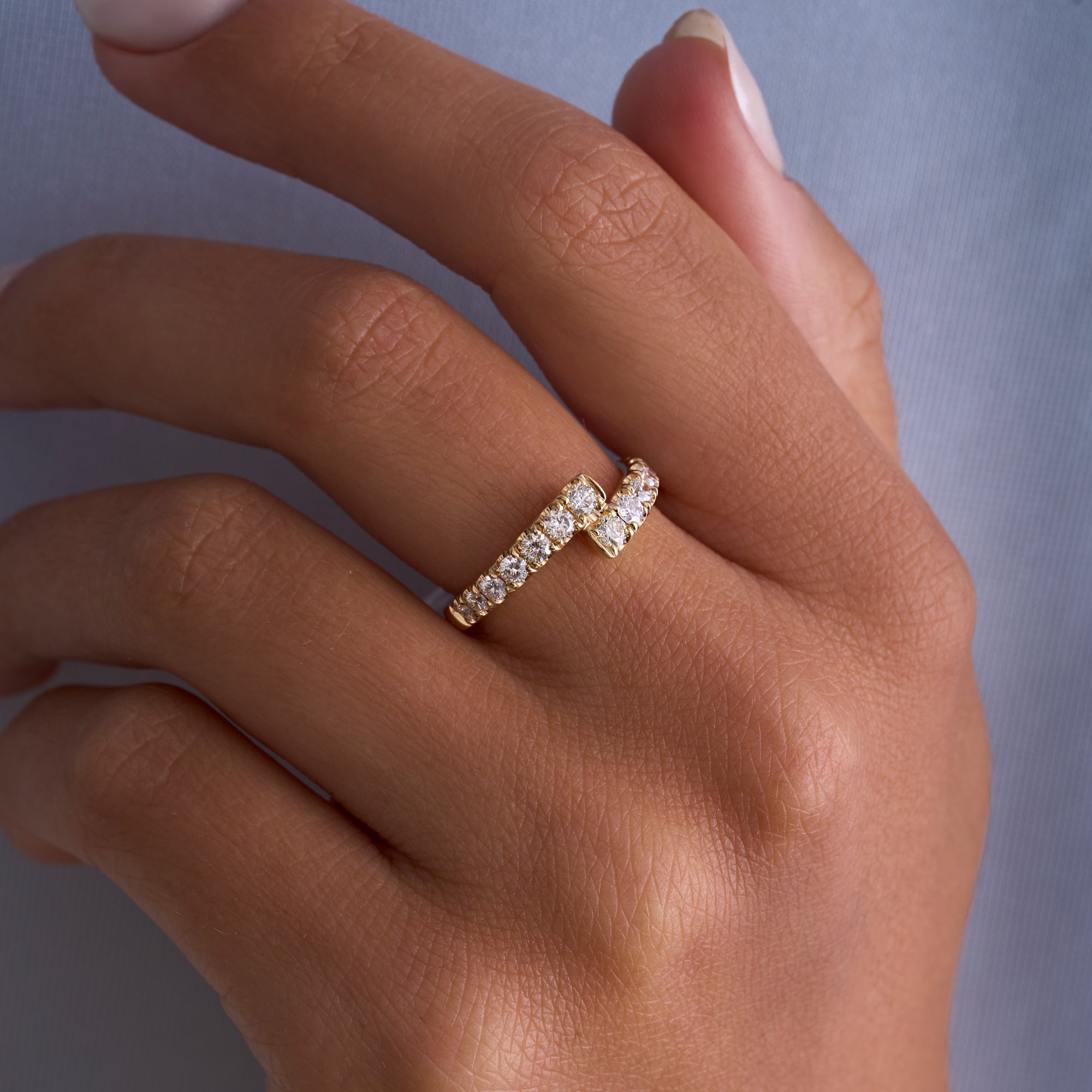 Classic Diamond Wrap Ring