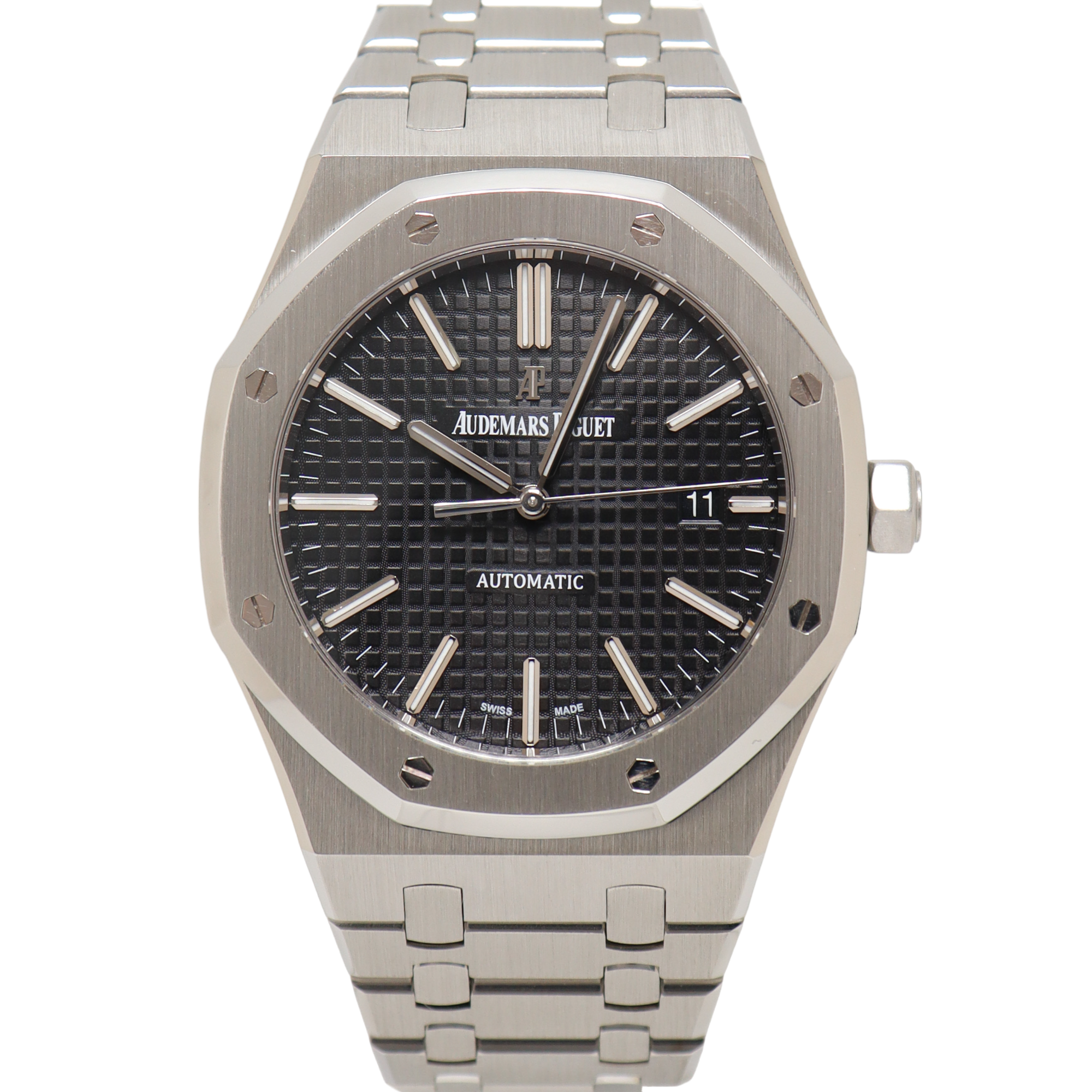 Audemars Piguet Royal Oak 41mm Black Dial Watch Ref# 15400ST.OO