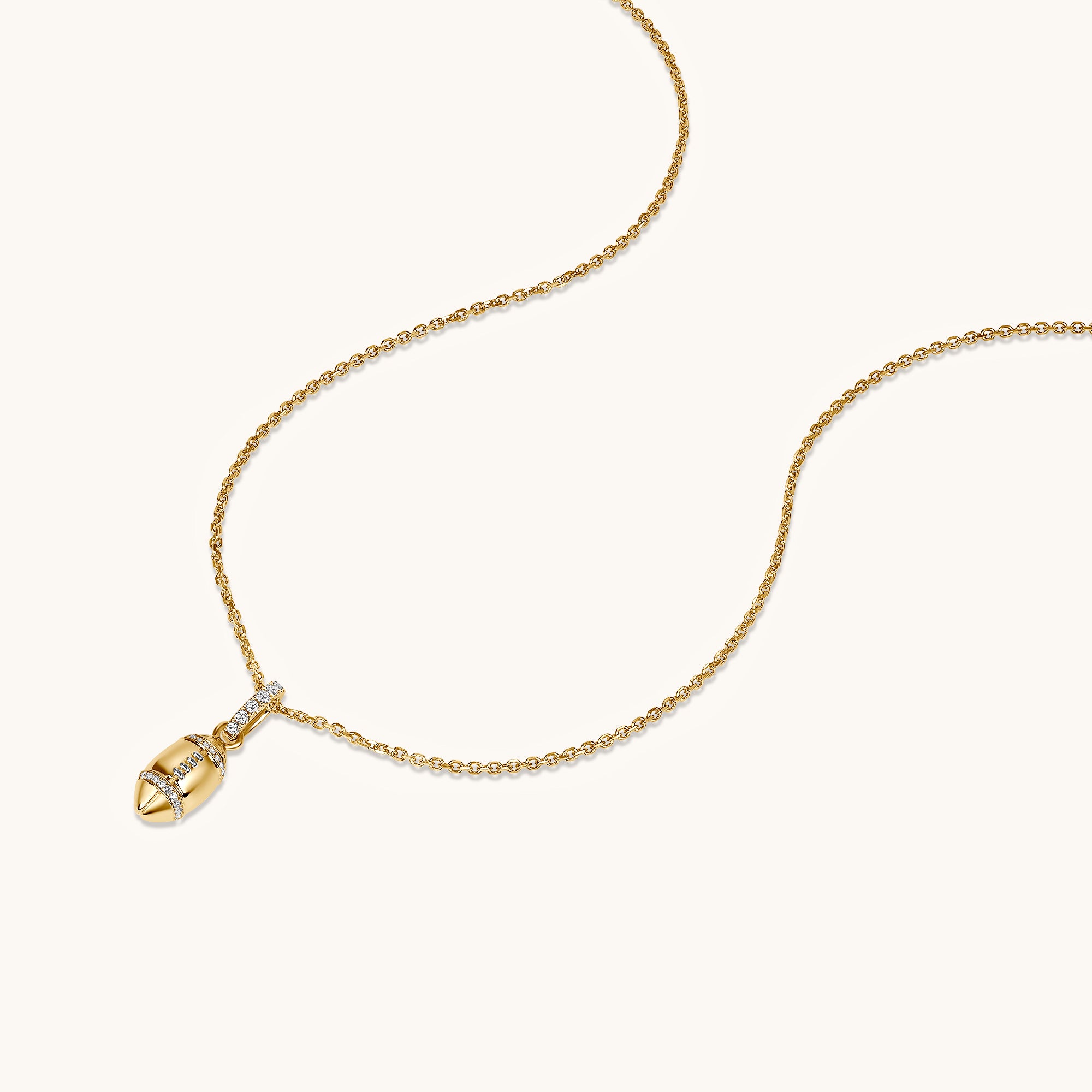Diamond Football Pendant - Happy Jewelers Fine Jewelry Lifetime Warranty