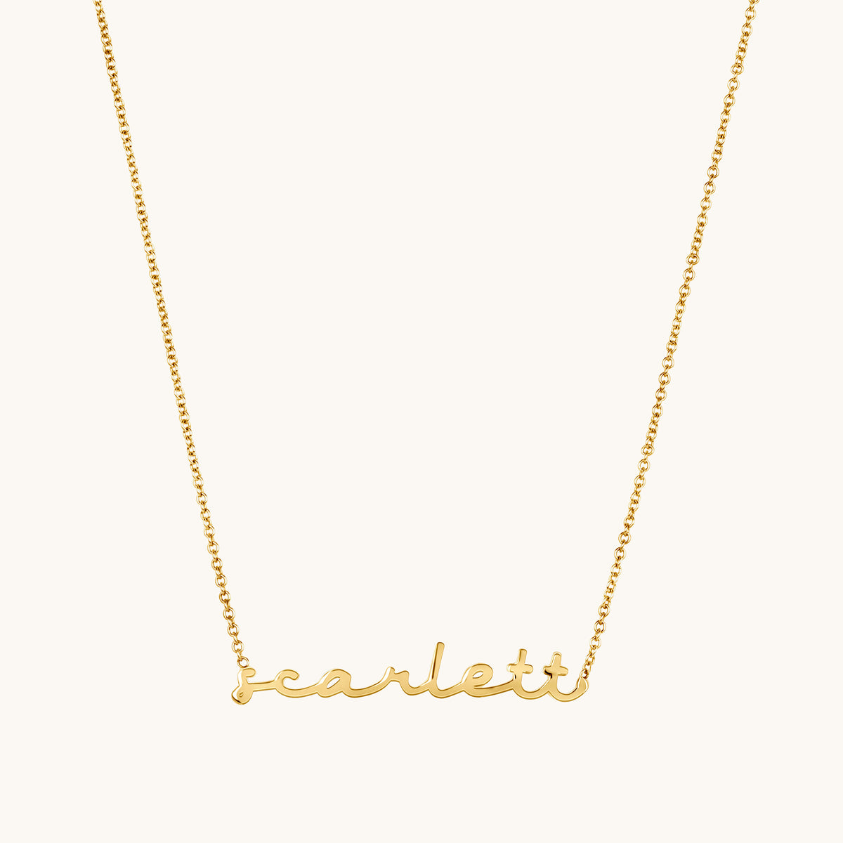 Mini Cursive Name Necklace - Happy Jewelers Fine Jewelry Lifetime Warranty
