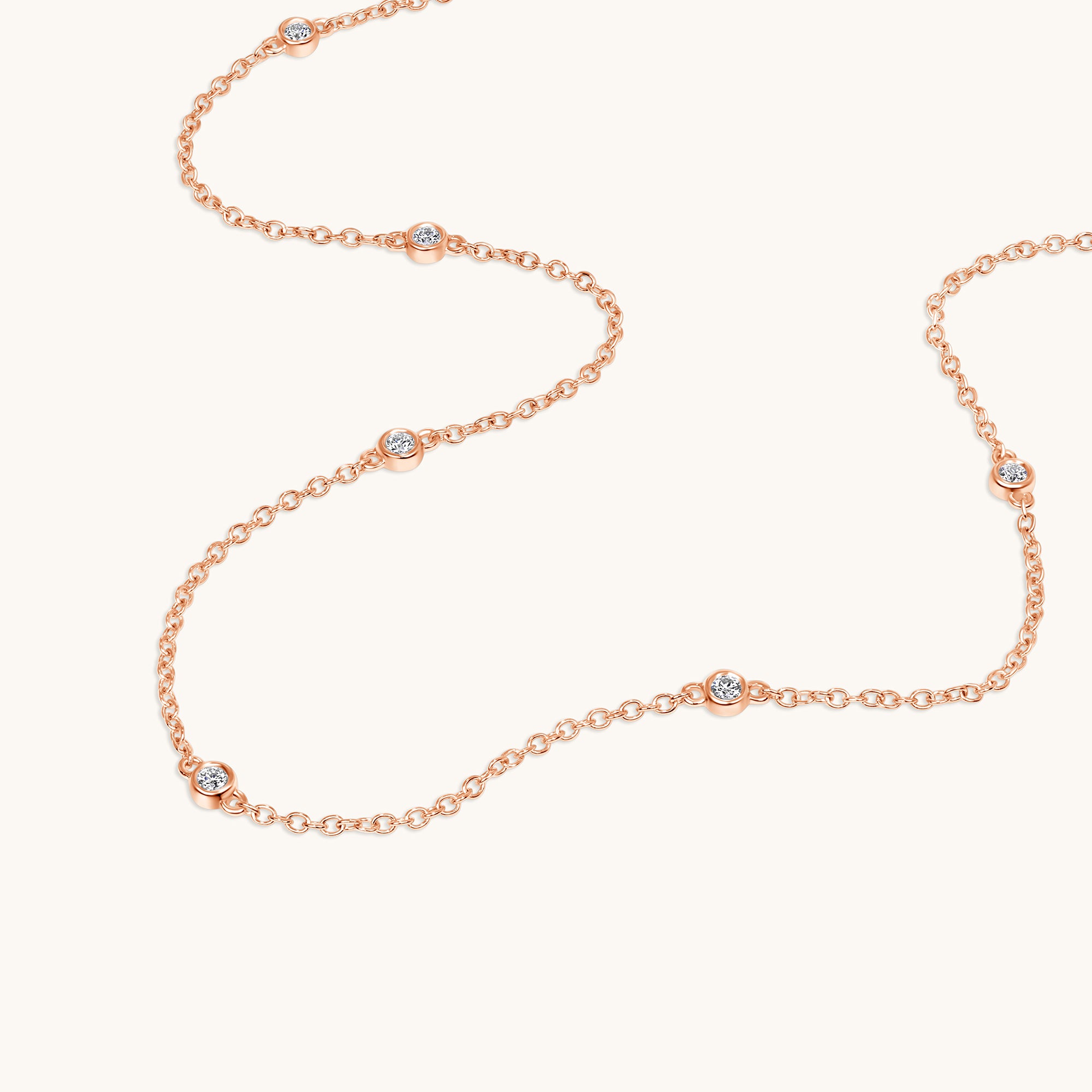 Diamond Bezel Necklace - Happy Jewelers Fine Jewelry Lifetime Warranty